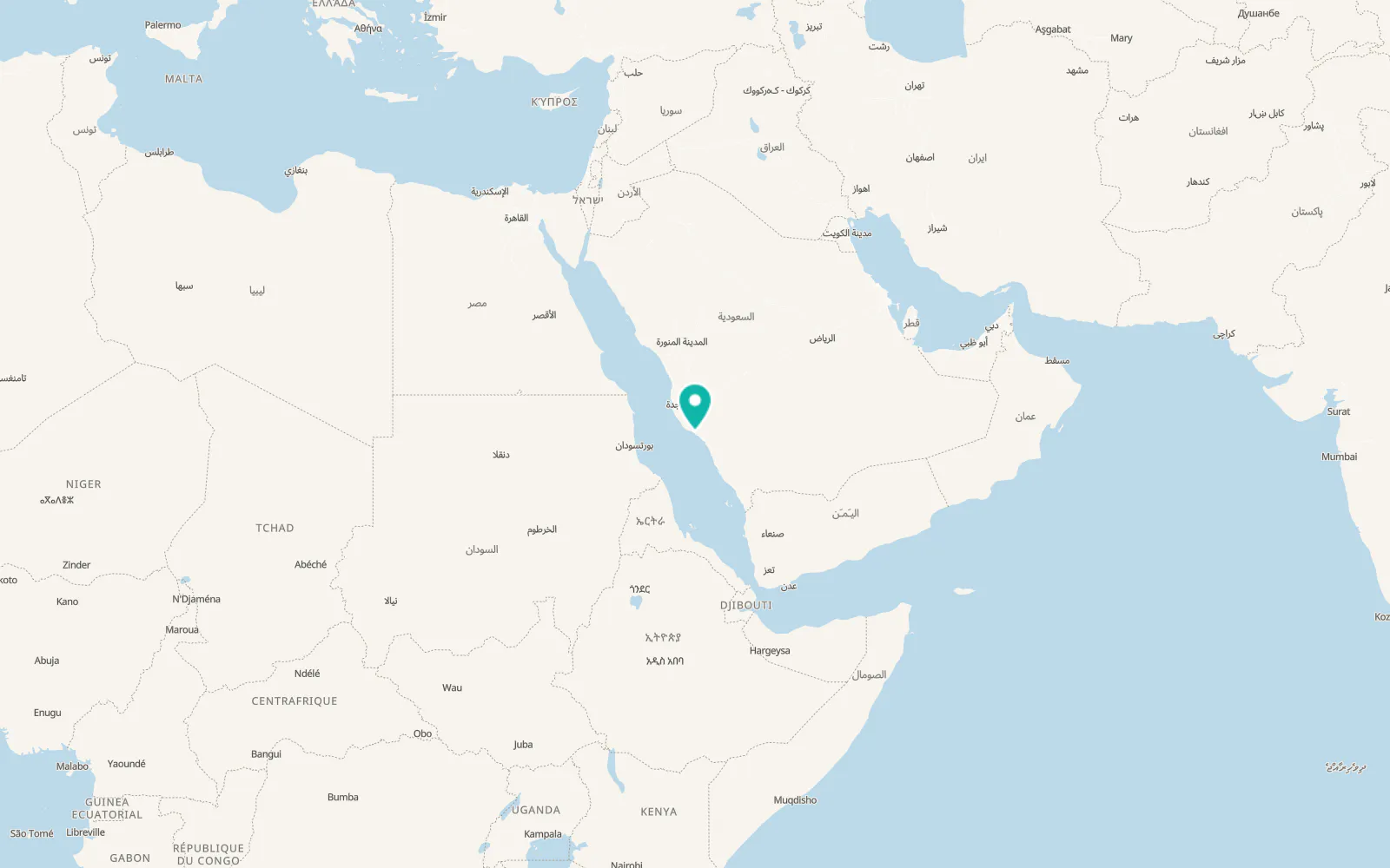 Map of Al Līth