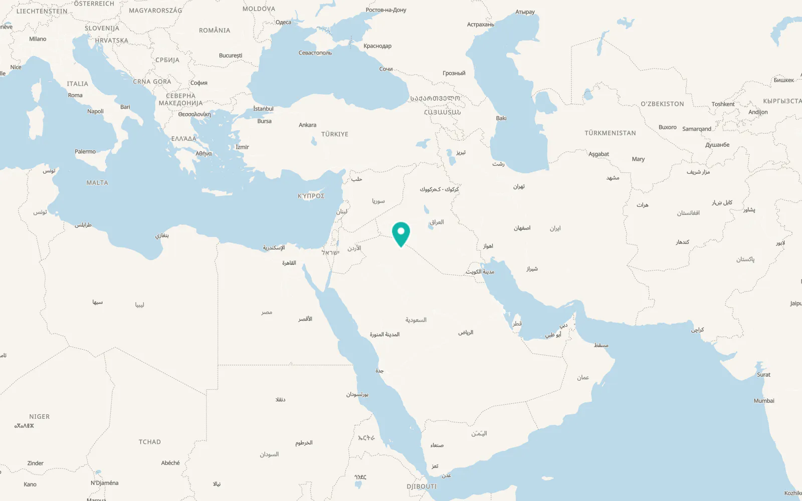 Map of Arar