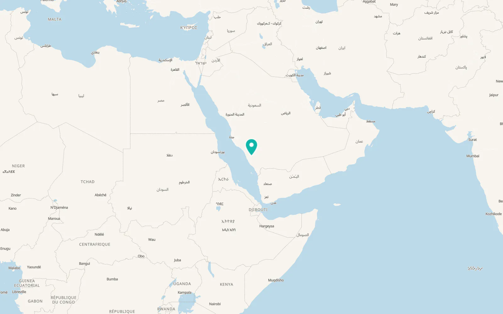 Map of Bariq