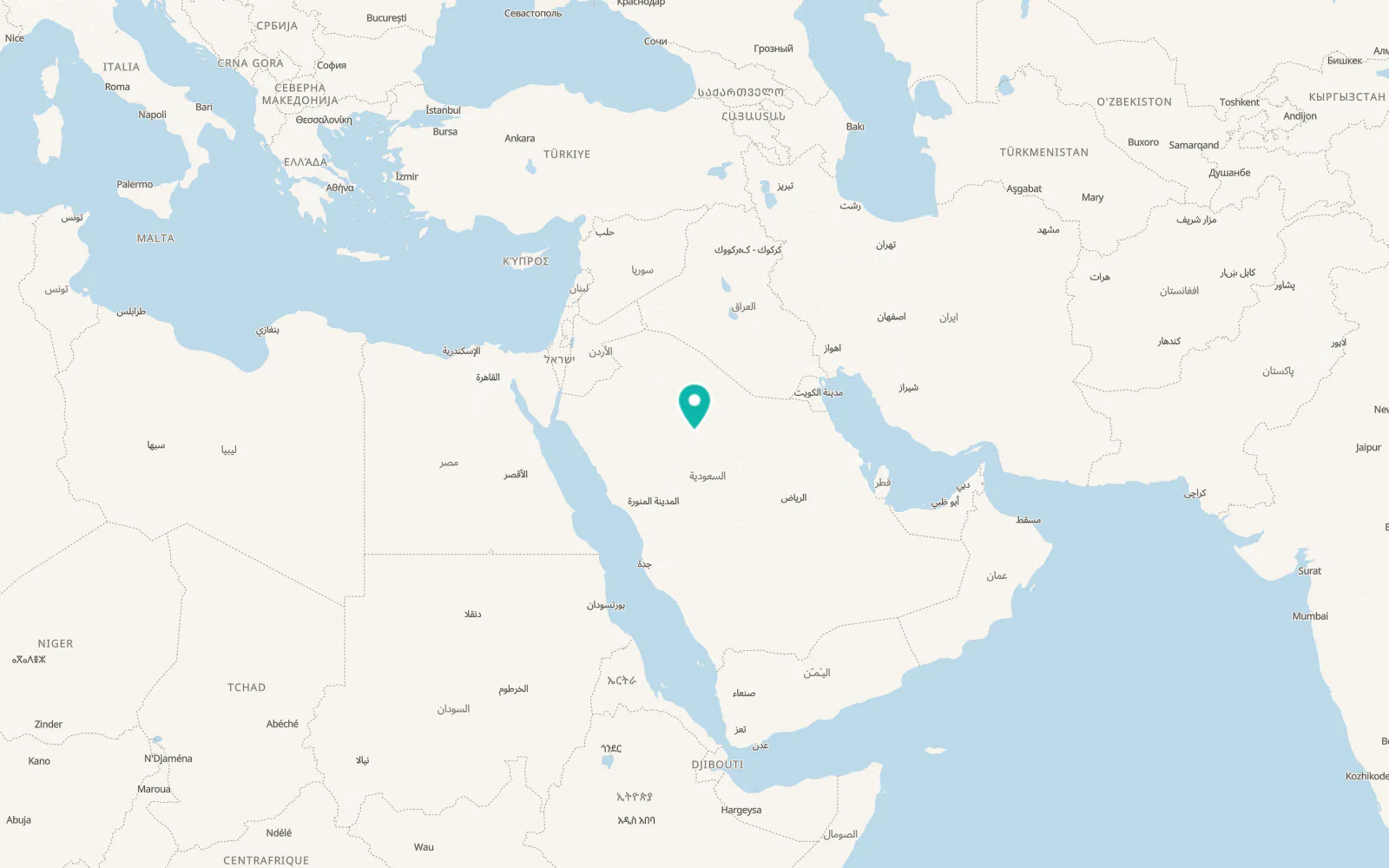 Map of Ha'il