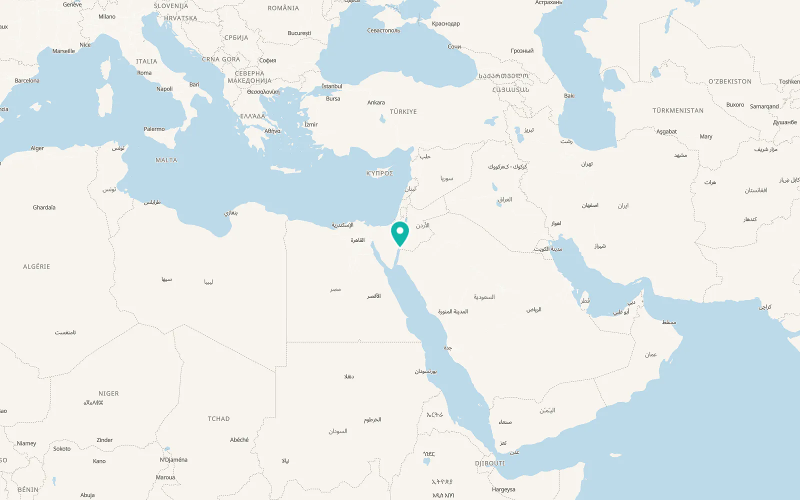Map of Ḩaql