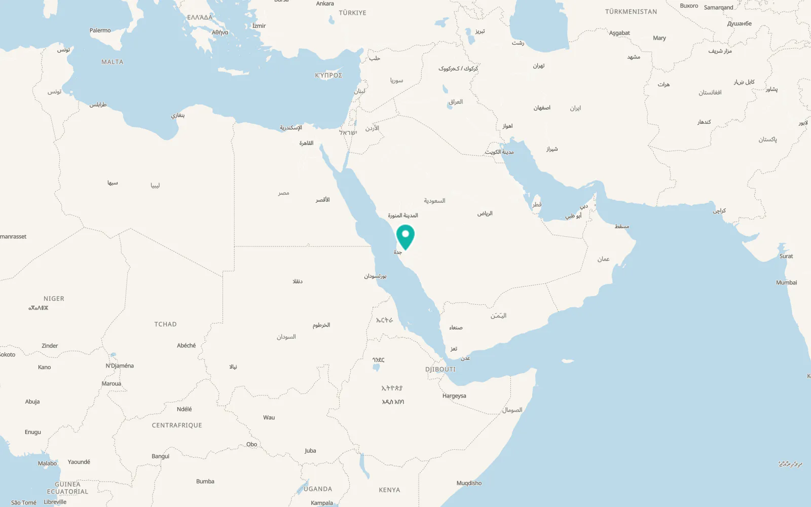 Map of Makkah