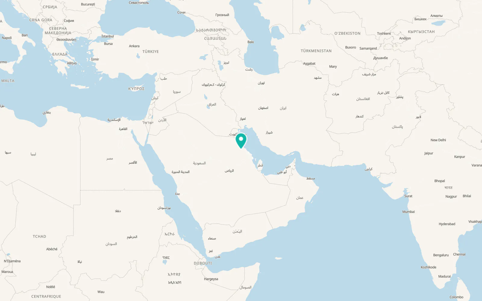 Map of Mulayjah