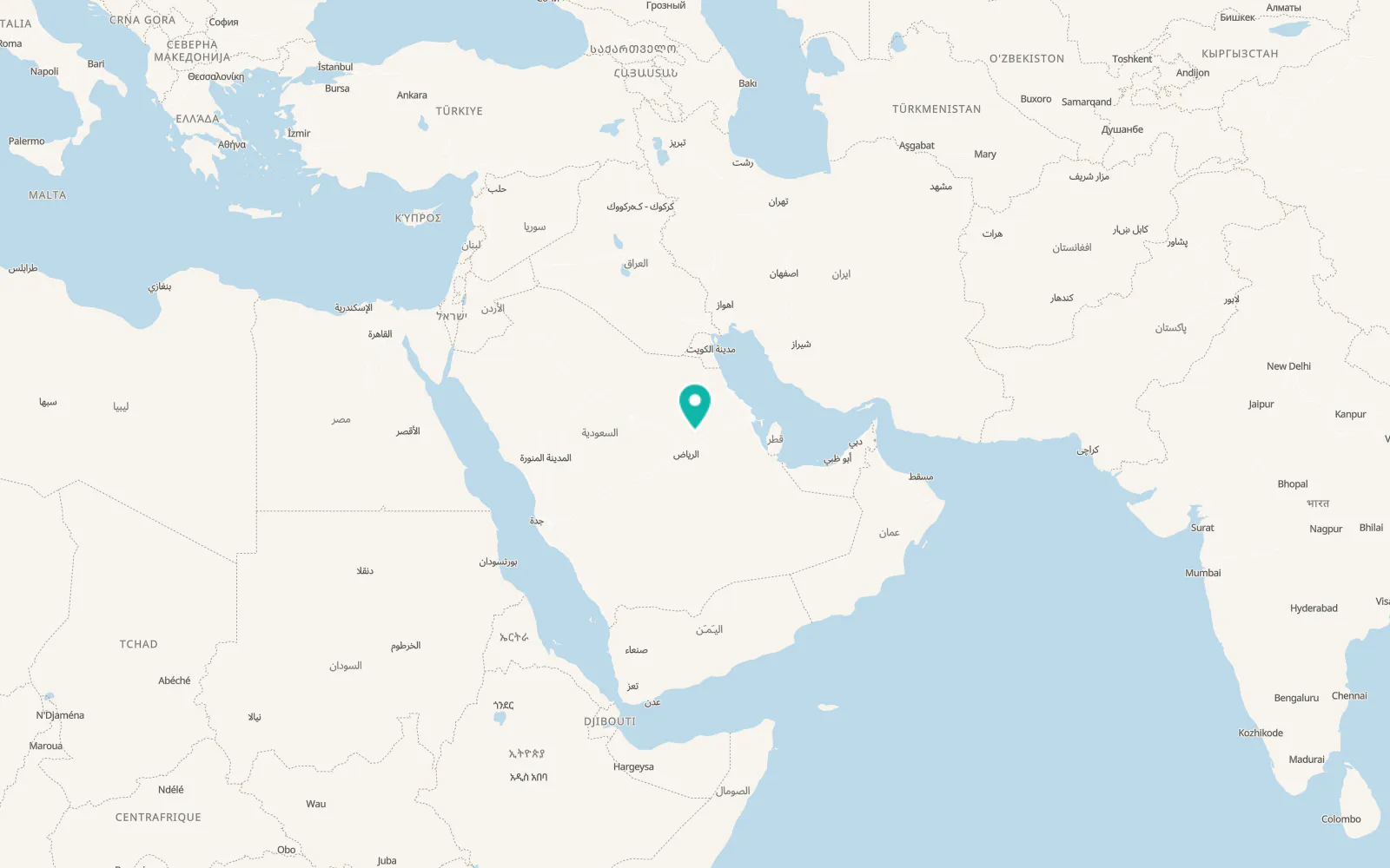 Map of Rumāḩ
