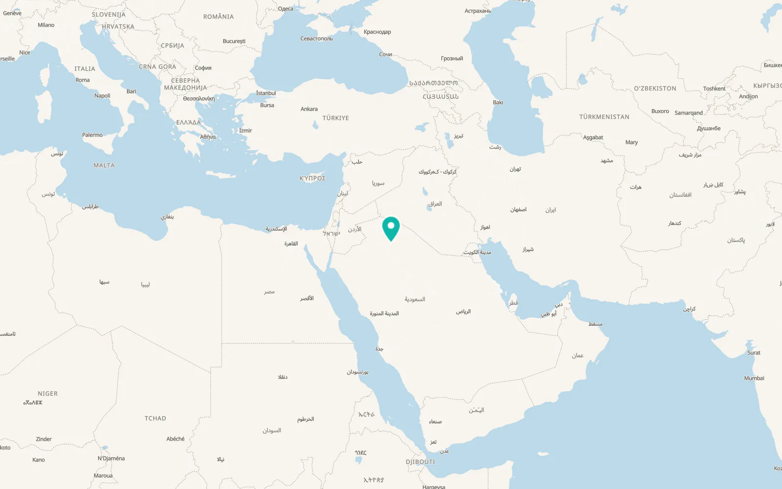 Map of Sakakah