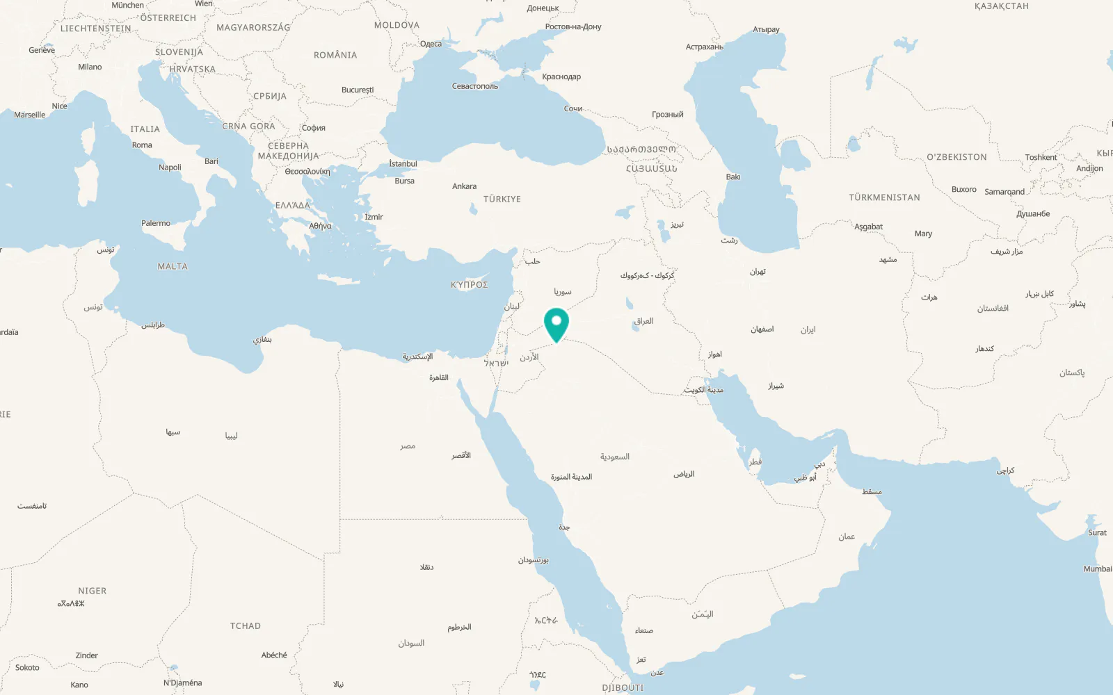 Map of Turaif