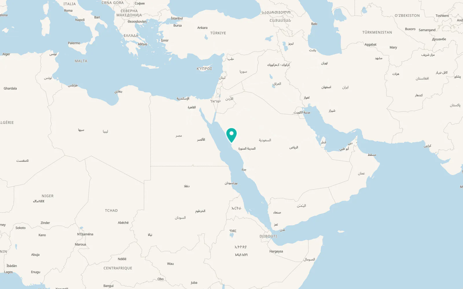 Map of Umluj