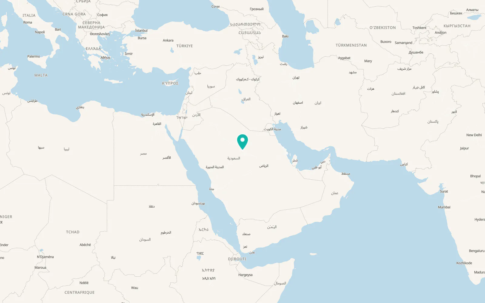 Map of ‘Uyūn al Jiwā’