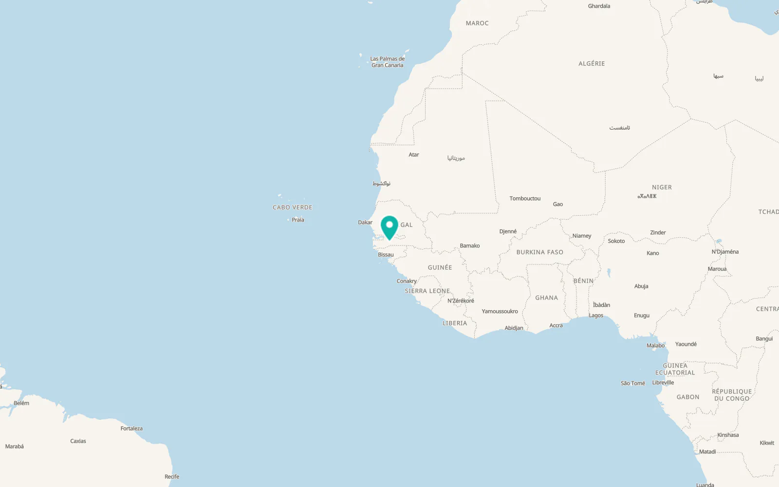 Map of Diana Malari