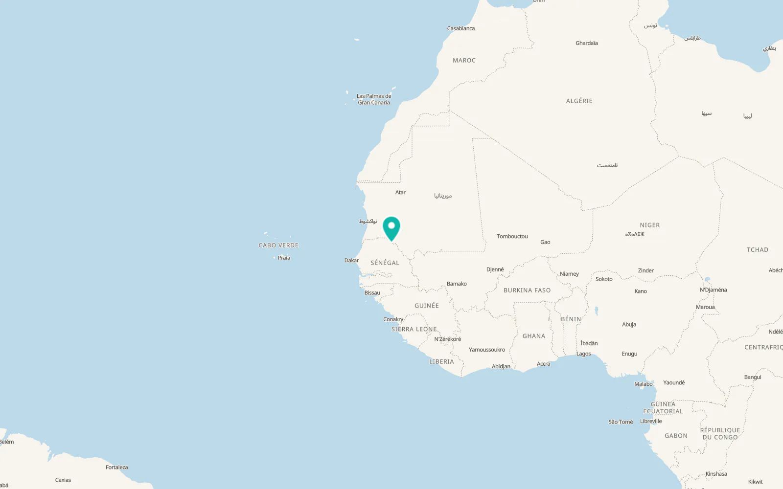 Map of Galoya Toucouleur