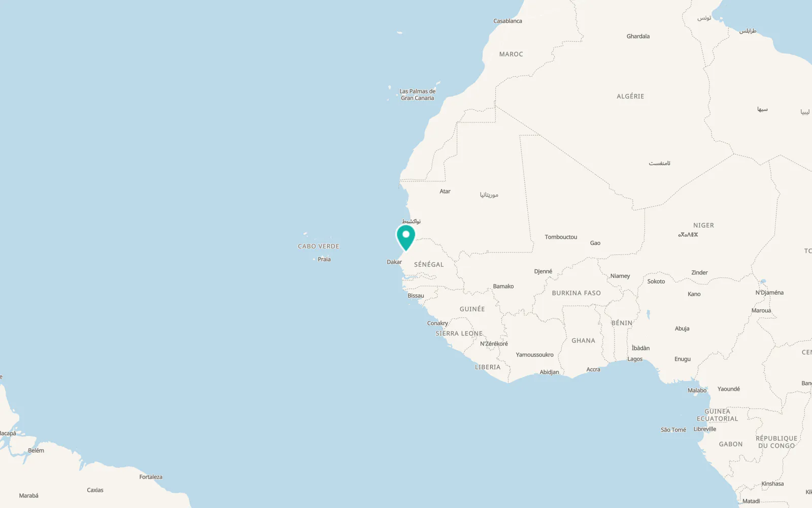 Map of Kébémer