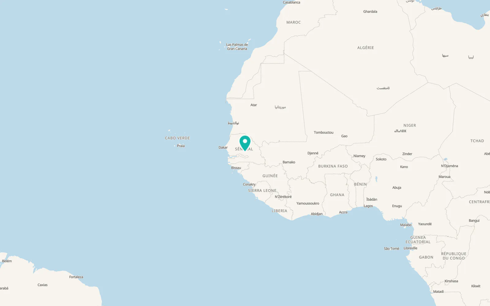 Map of Malèm Niani