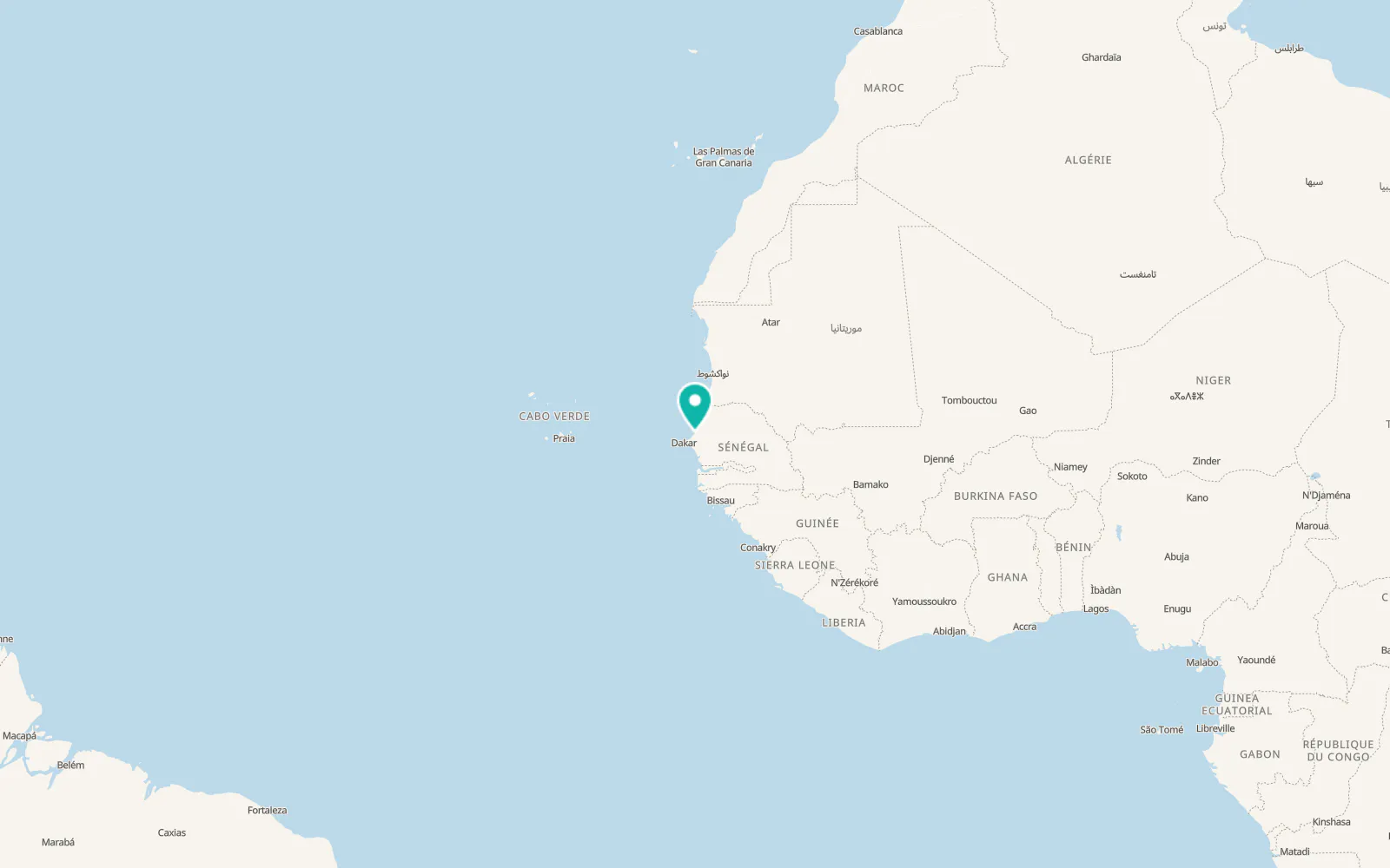 Map of Mboro