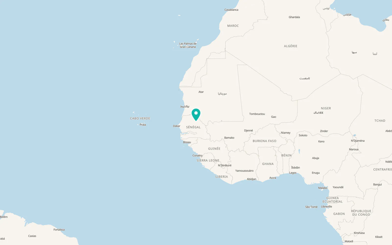 Map of Ranérou