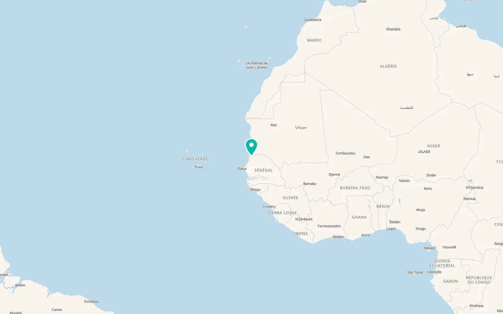 Map of Ross-Bétio