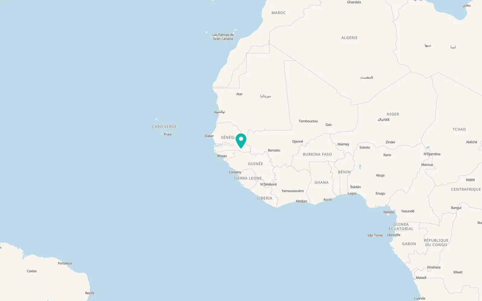 Map of Salémata