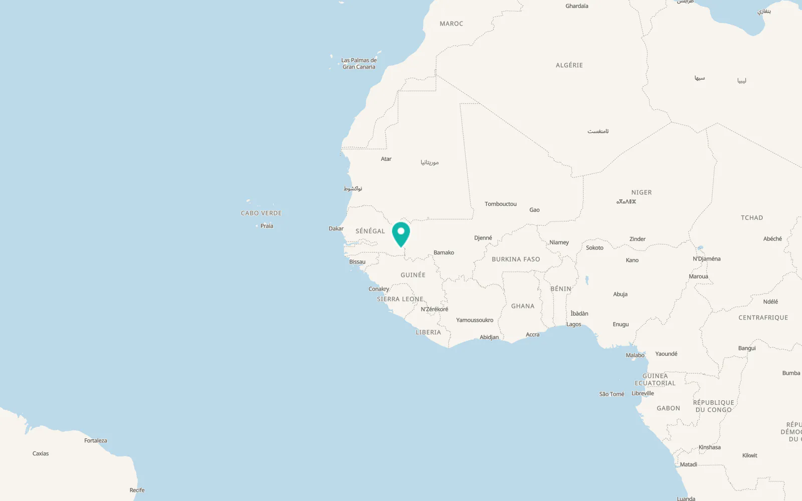 Map of Saraya