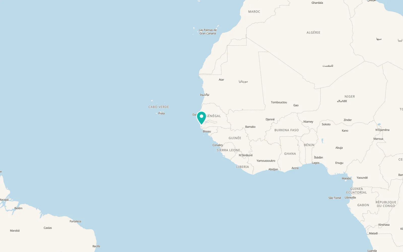Map of Tionk Essil