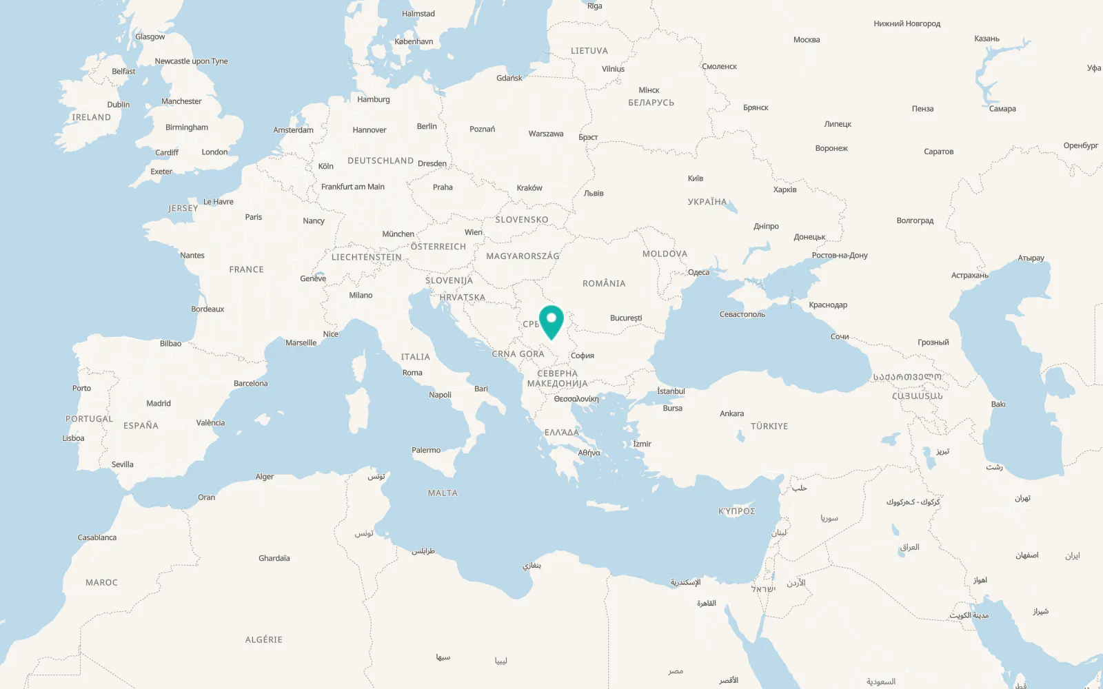 Map of Bace