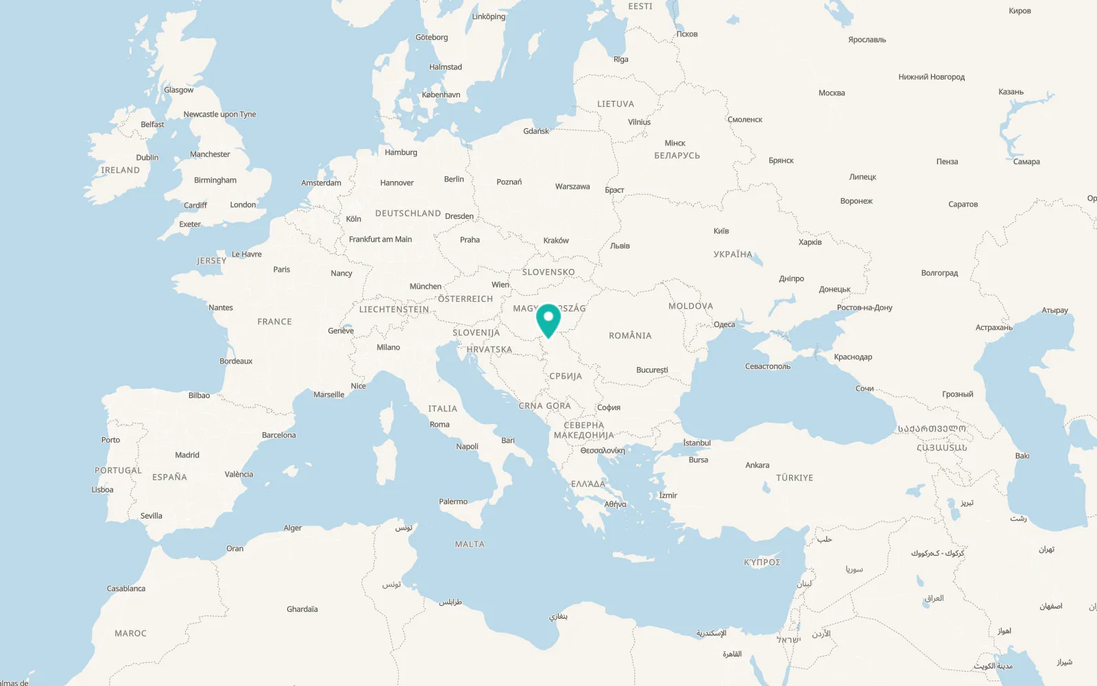 Map of Crvenka