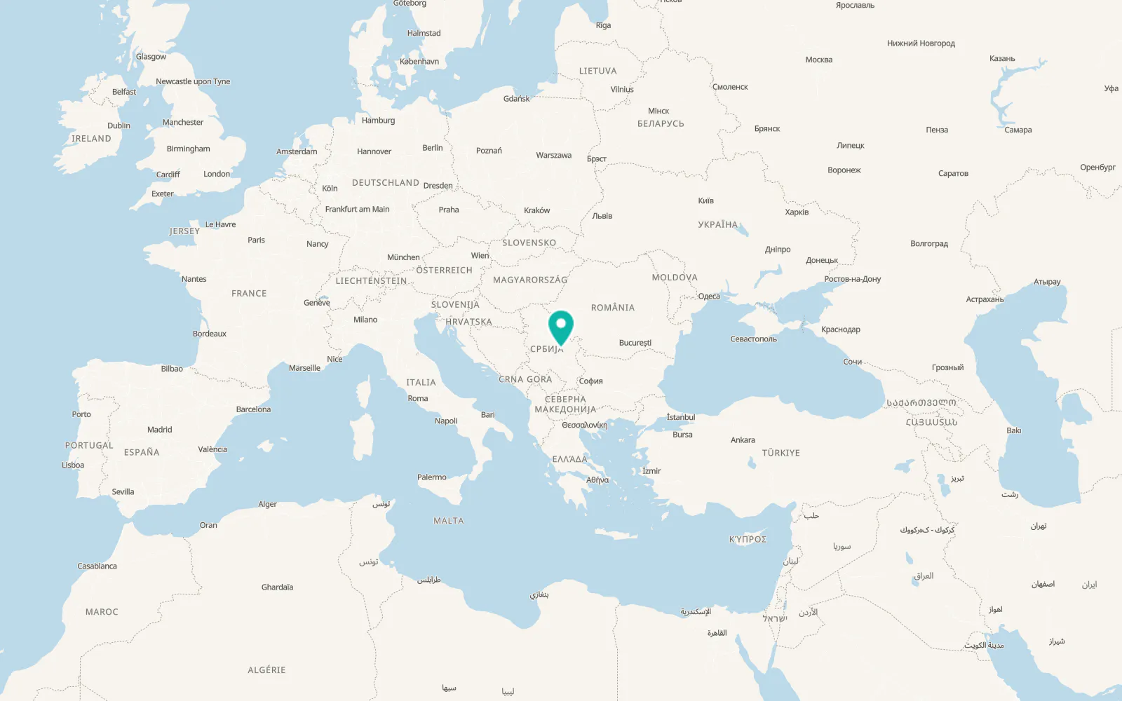 Map of Despotovac