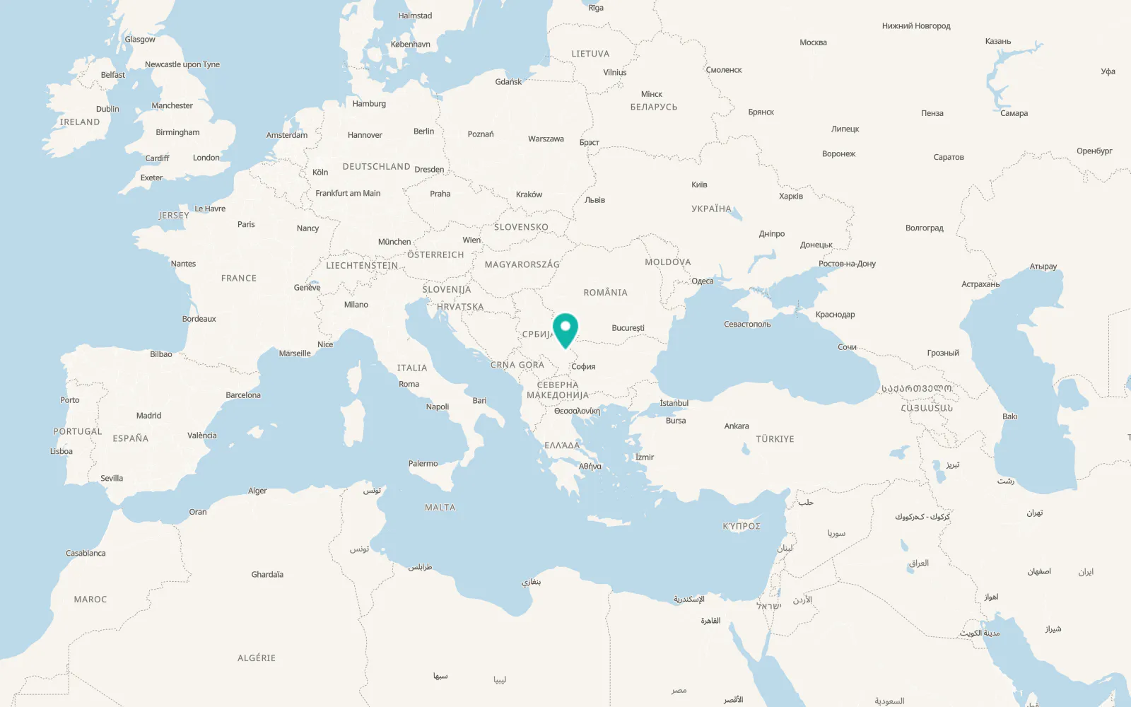 Map of Dolac naselje