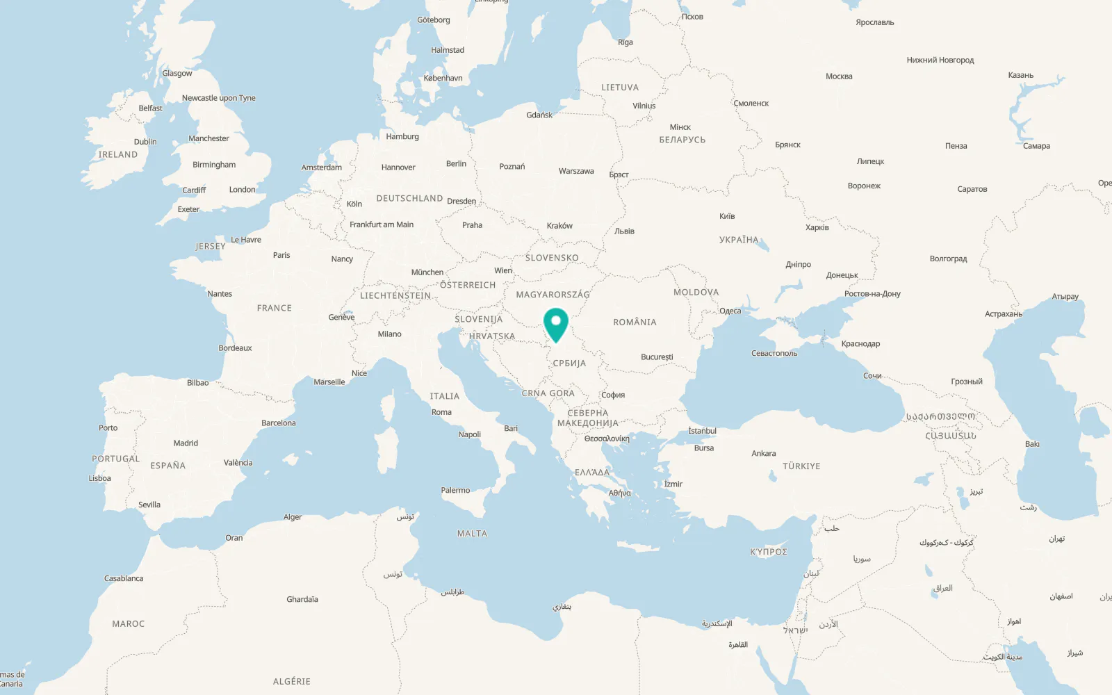 Map of Drenovac