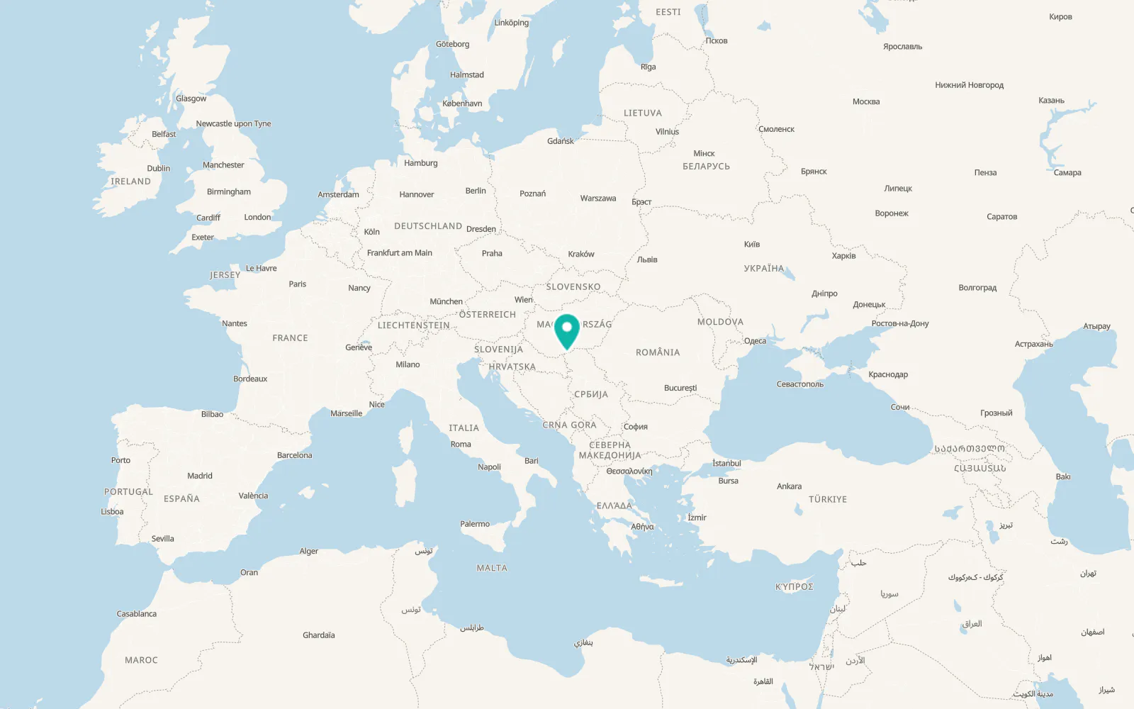 Map of Gakovo