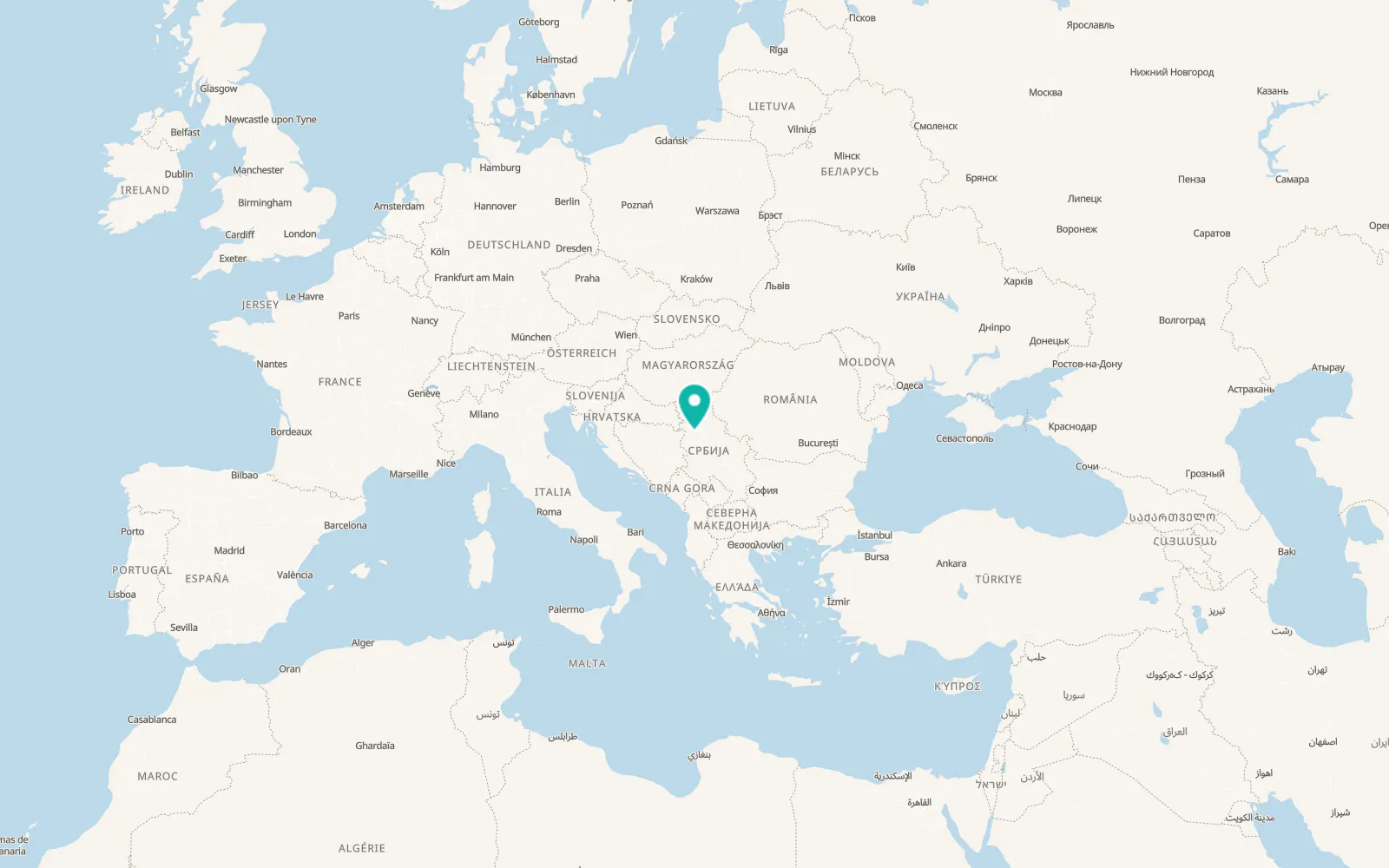 Map of Grabovci