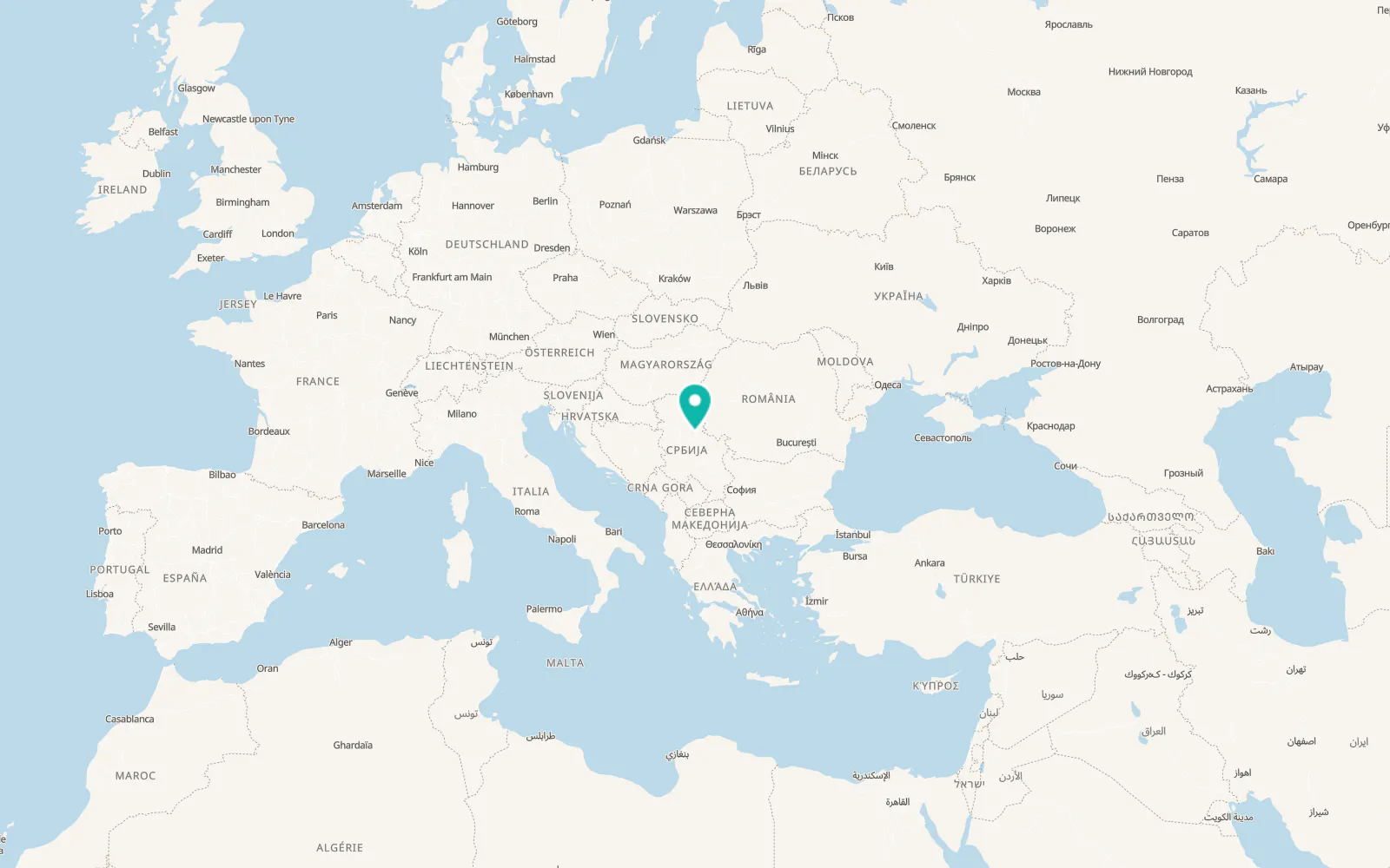 Map of Kovin
