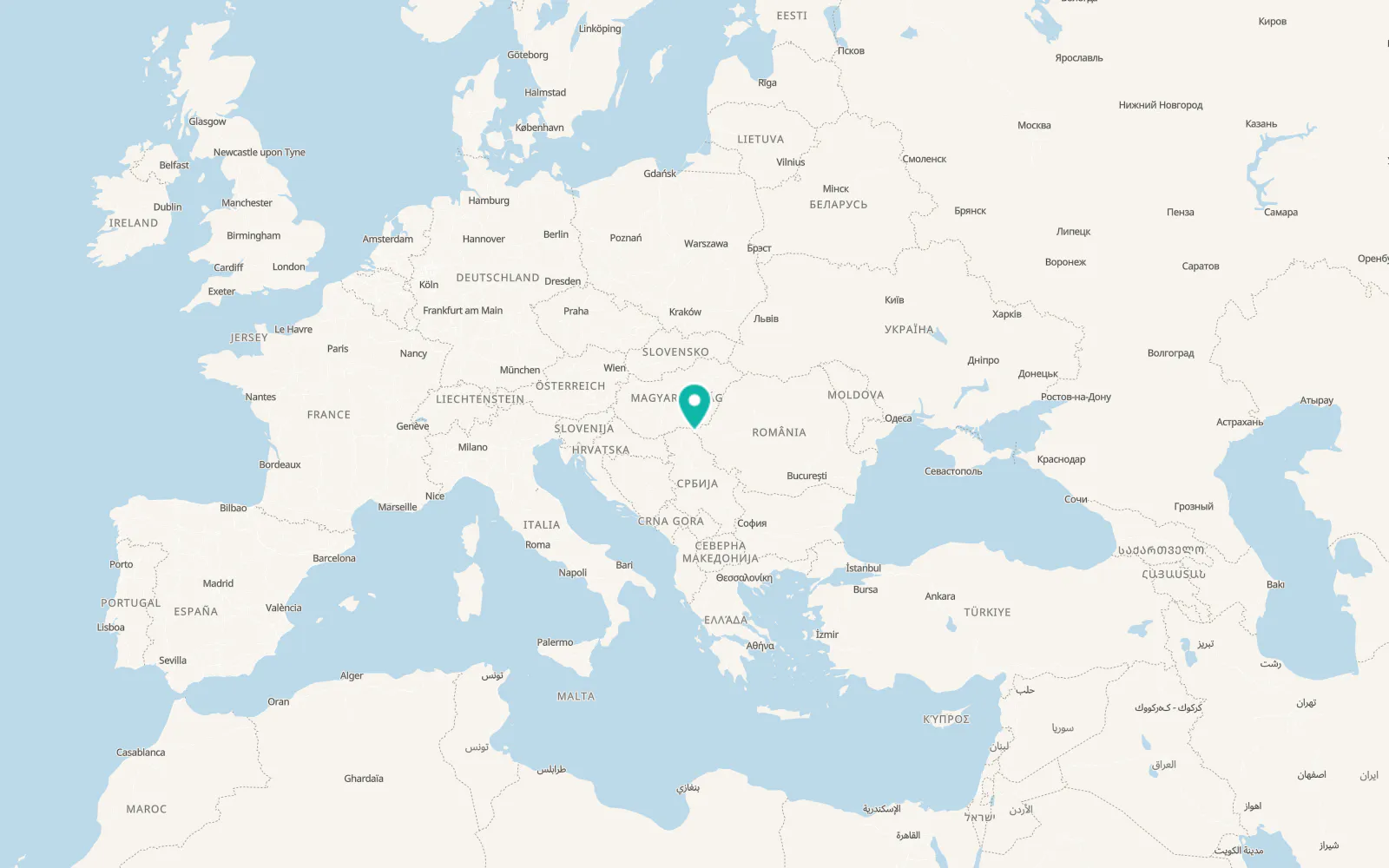 Map of Mokrin