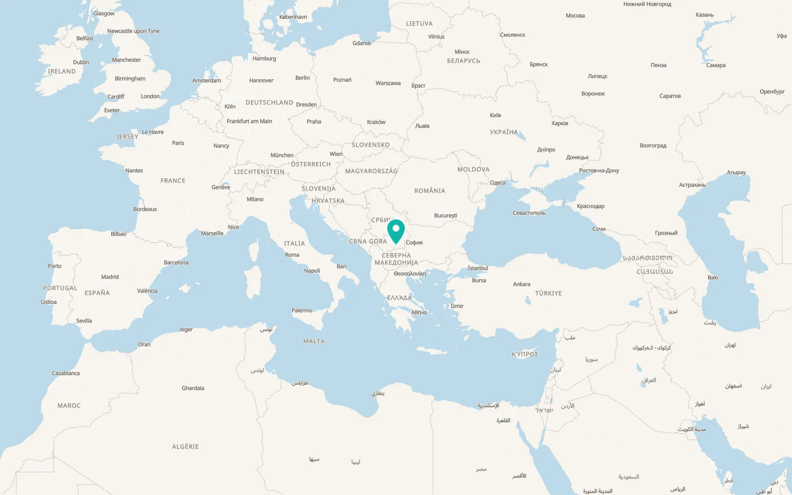 Map of Rajince