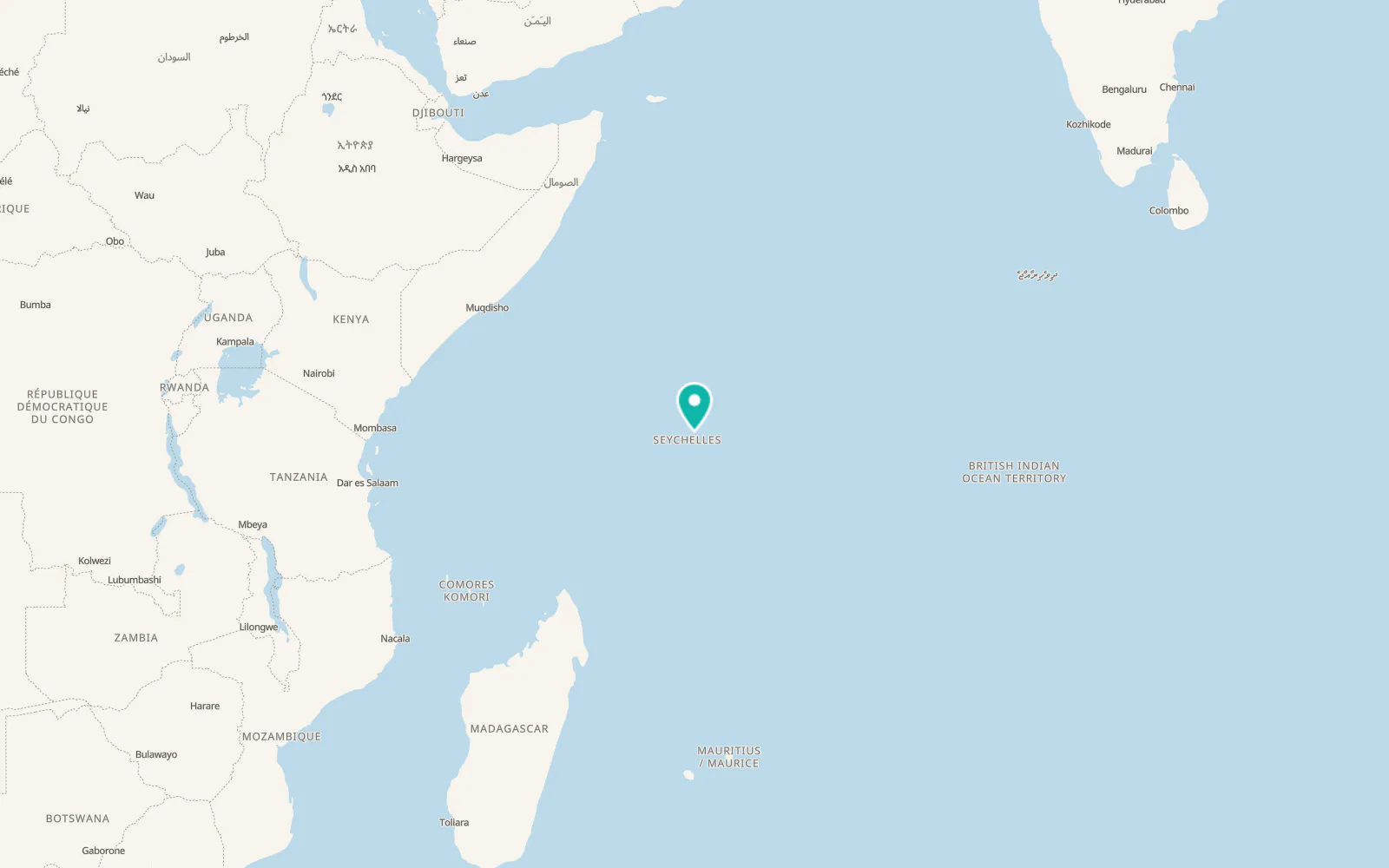 Map of La Passe