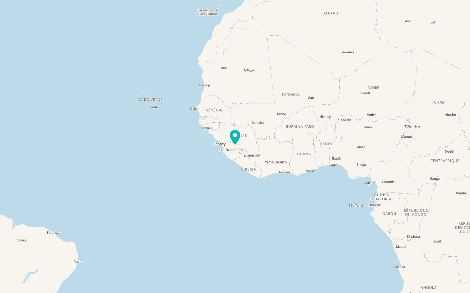 Map of Alikalia