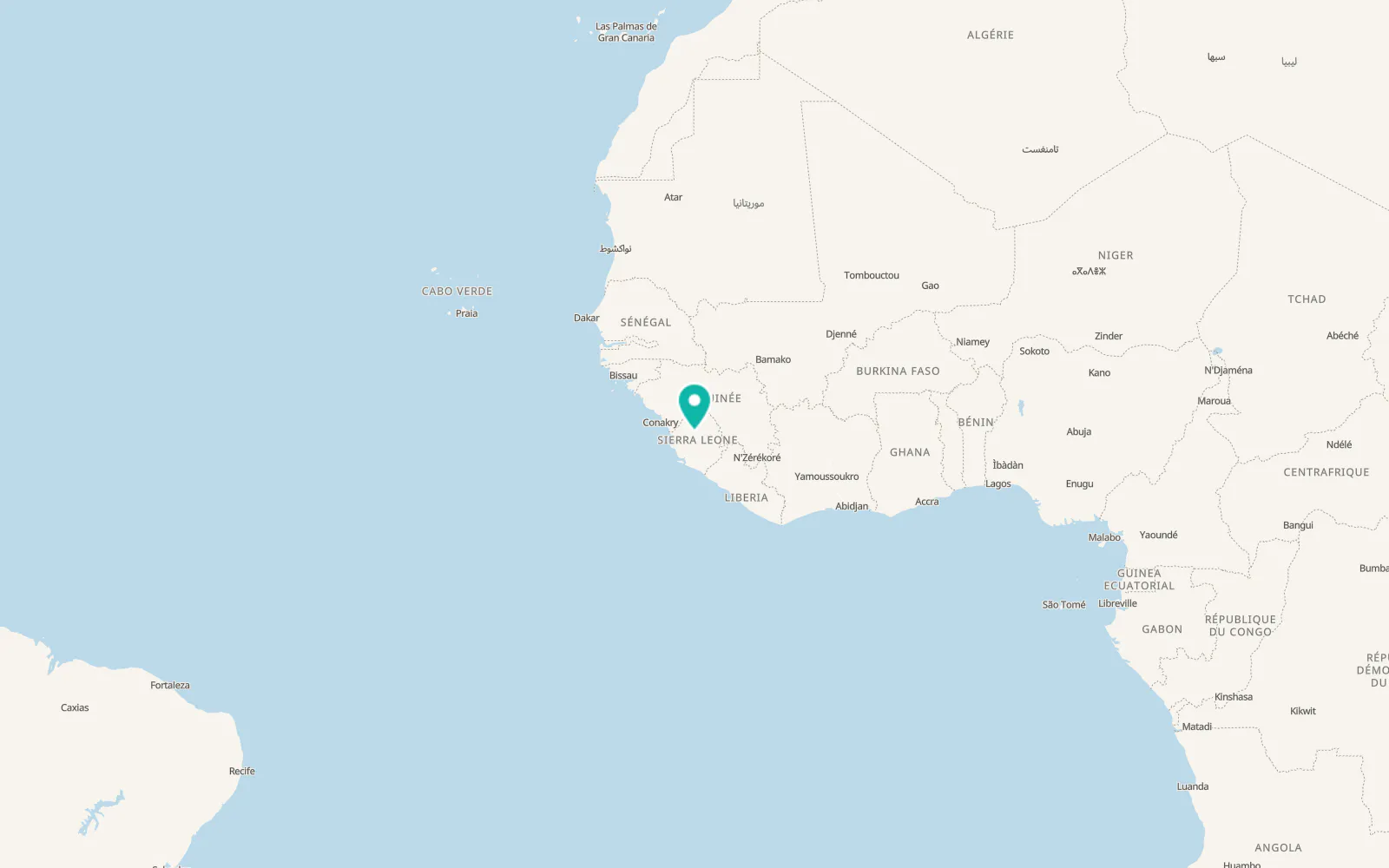 Map of Binkolo