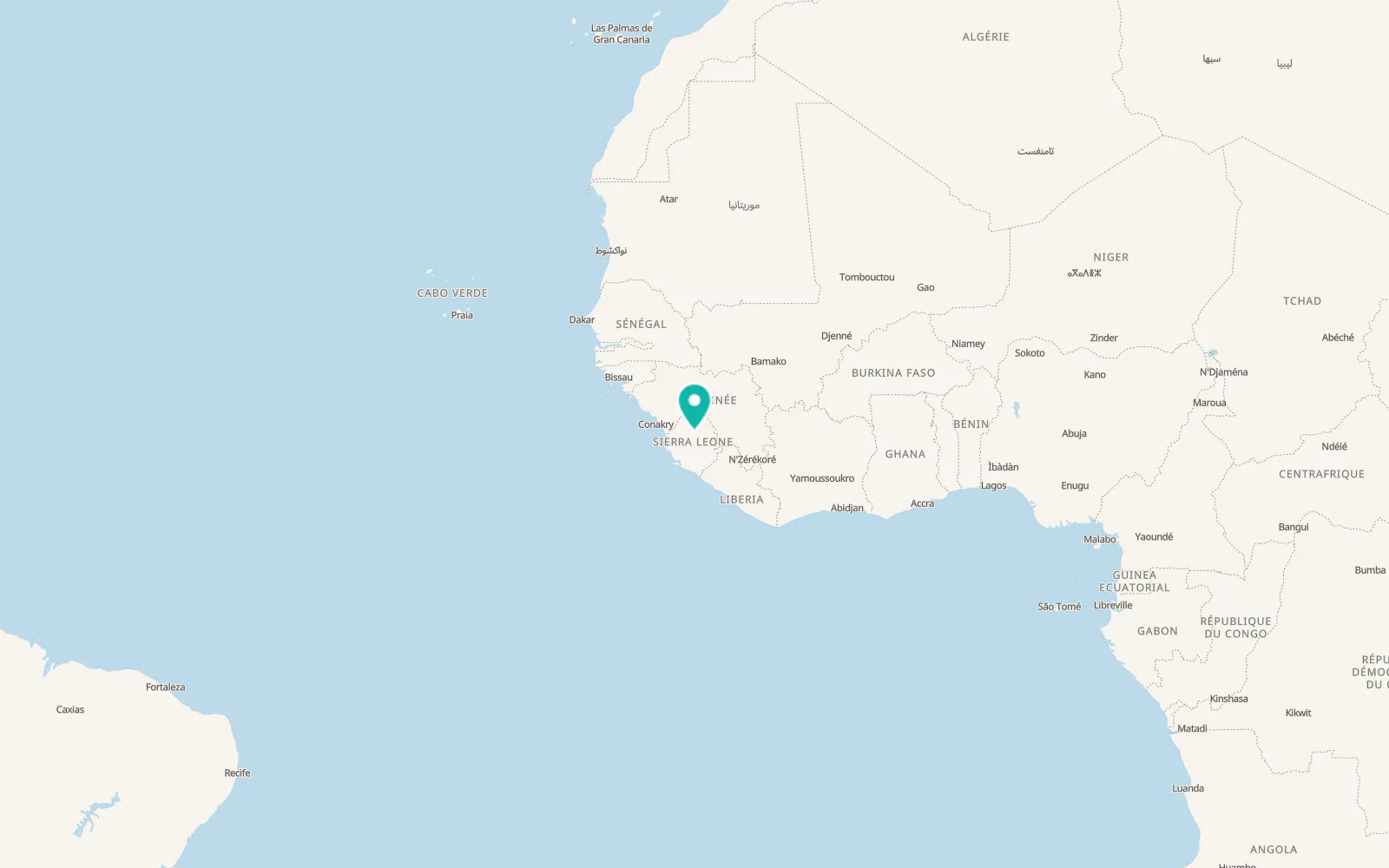 Map of Bumbuna