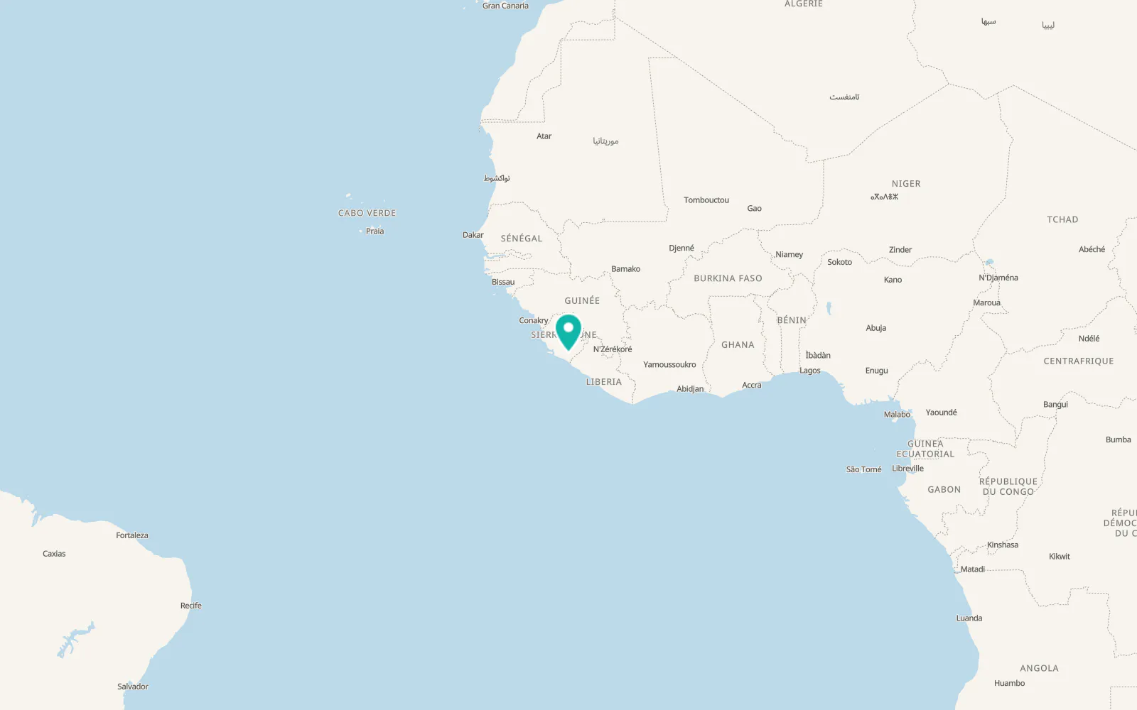 Map of Foindu