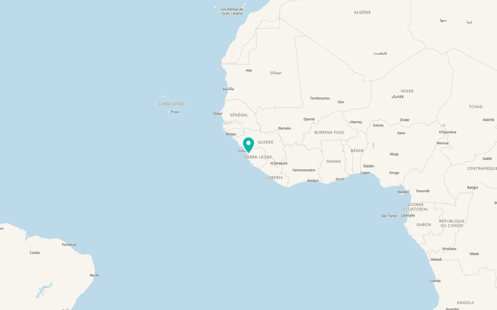 Map of Kassiri