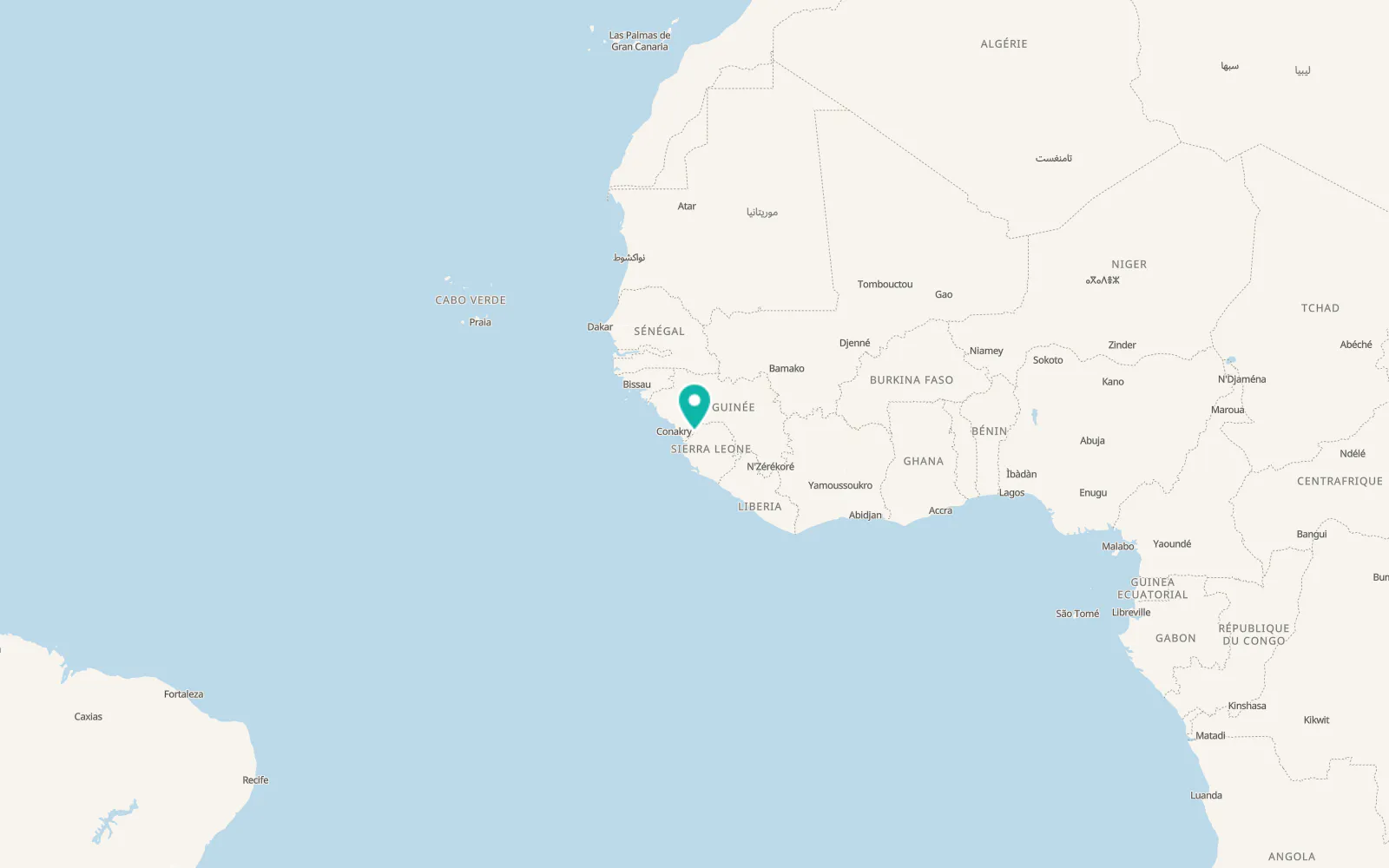 Map of Kukuna
