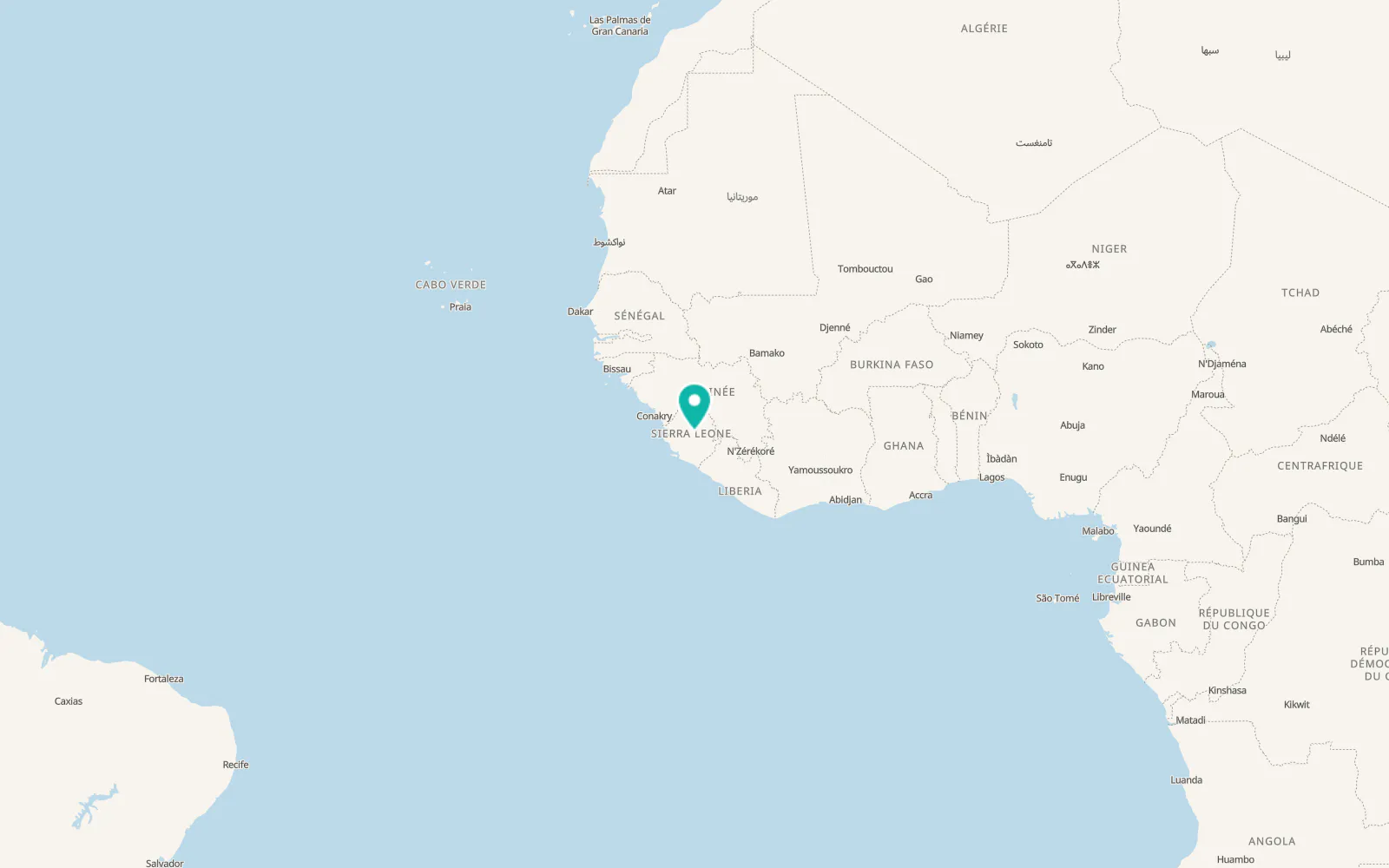 Map of Makali