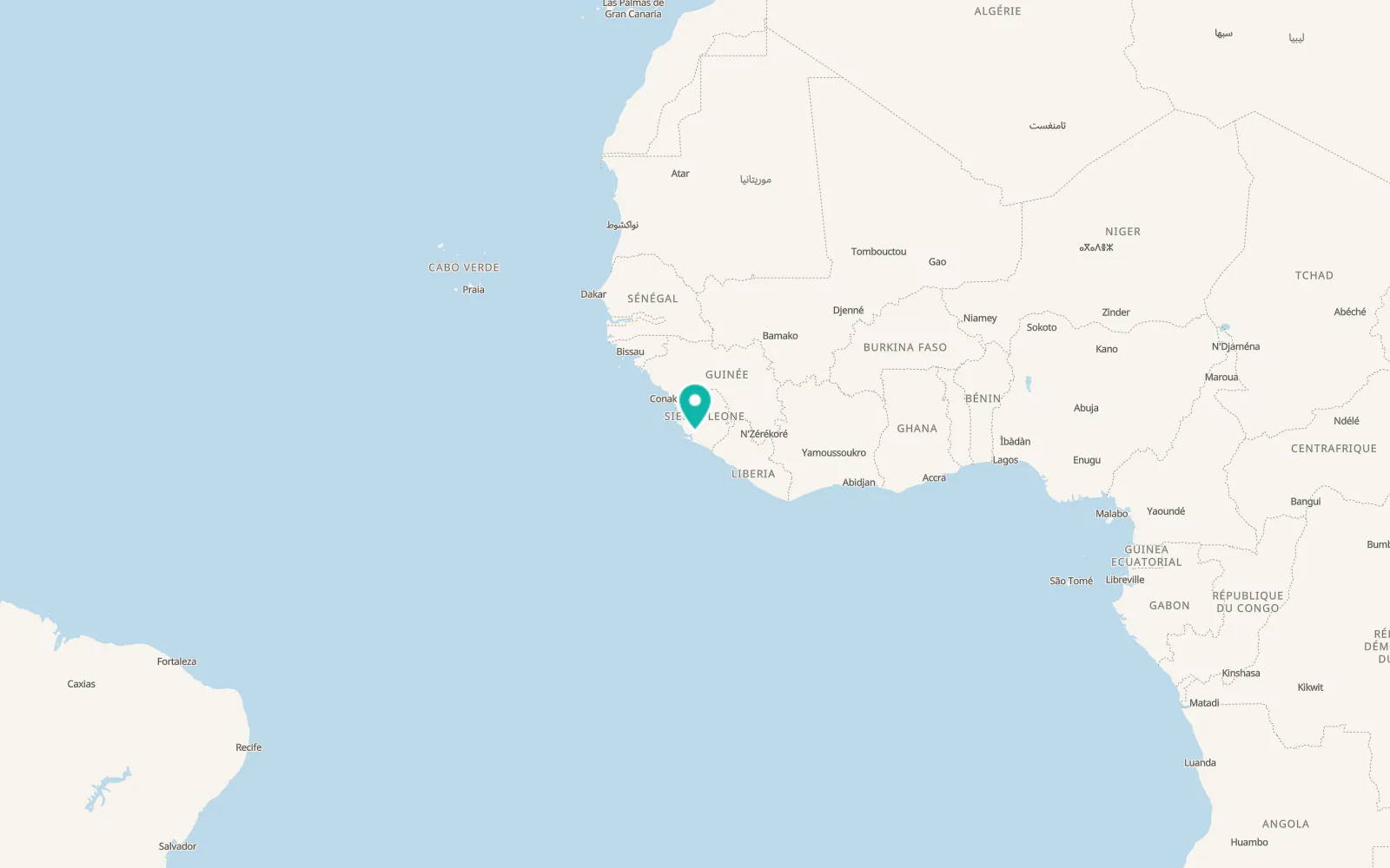 Map of Mogbwemo