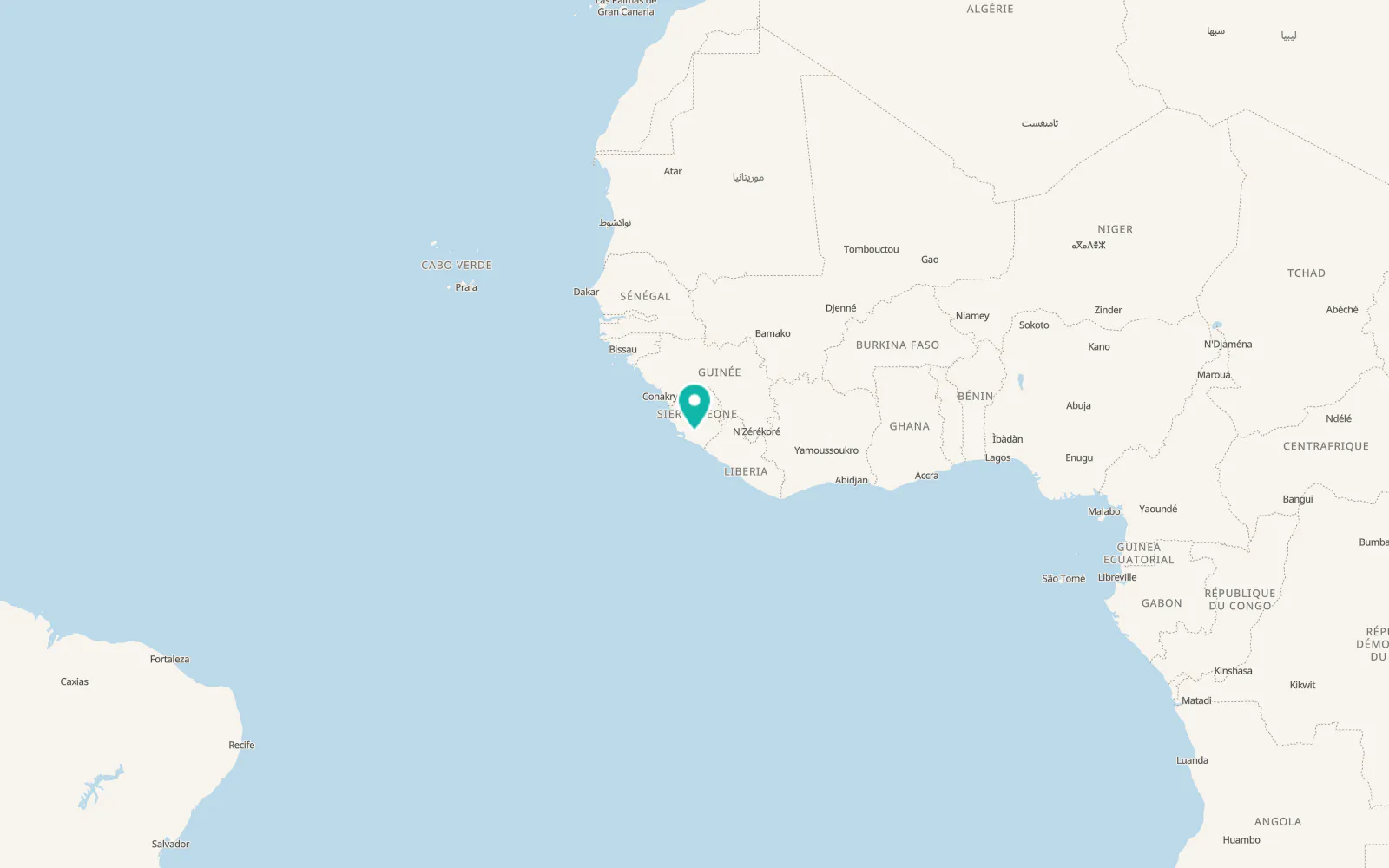 Map of Sumbuya
