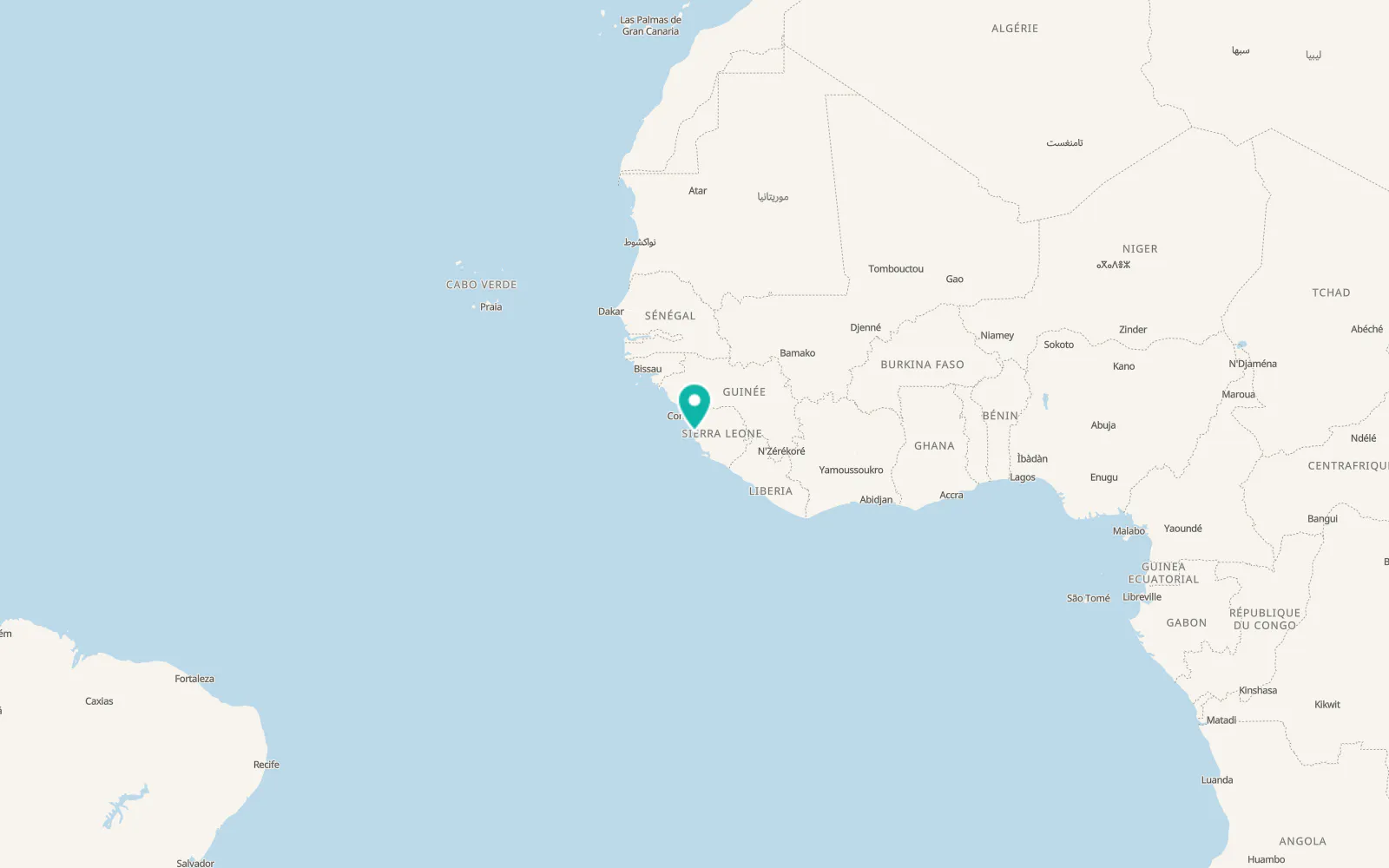 Map of Tintafor