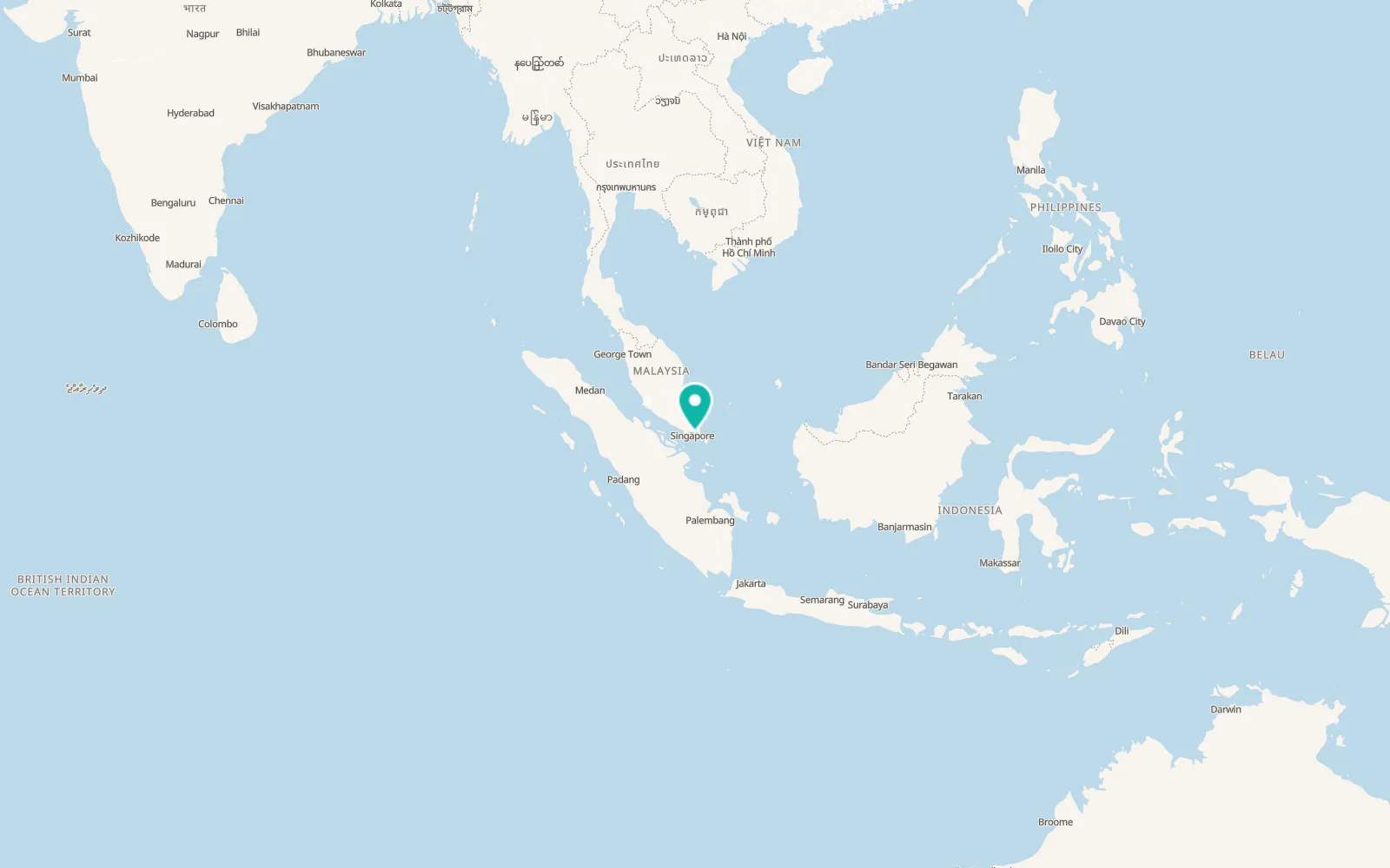 Map of Changi Village
