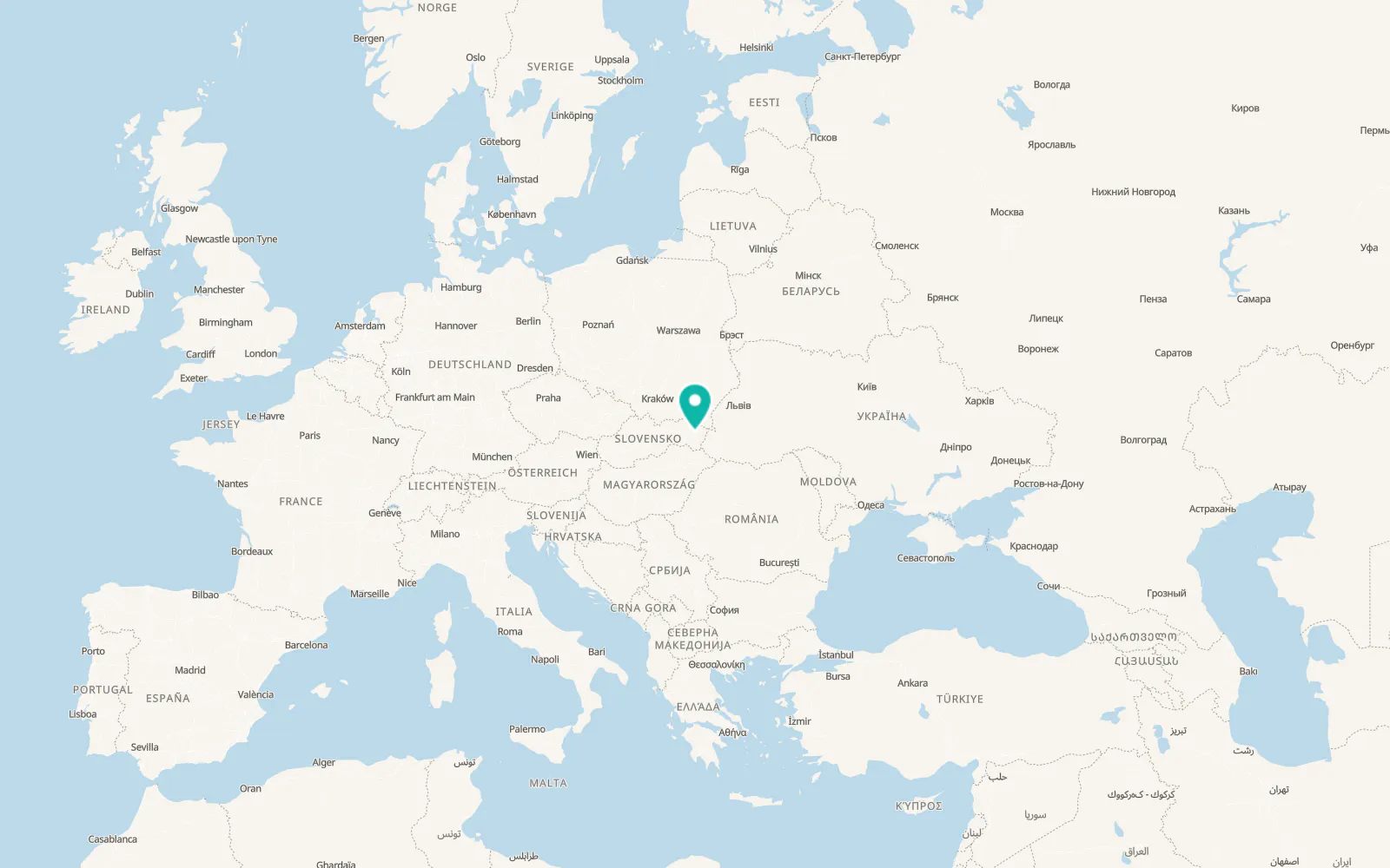 Map of Brekov