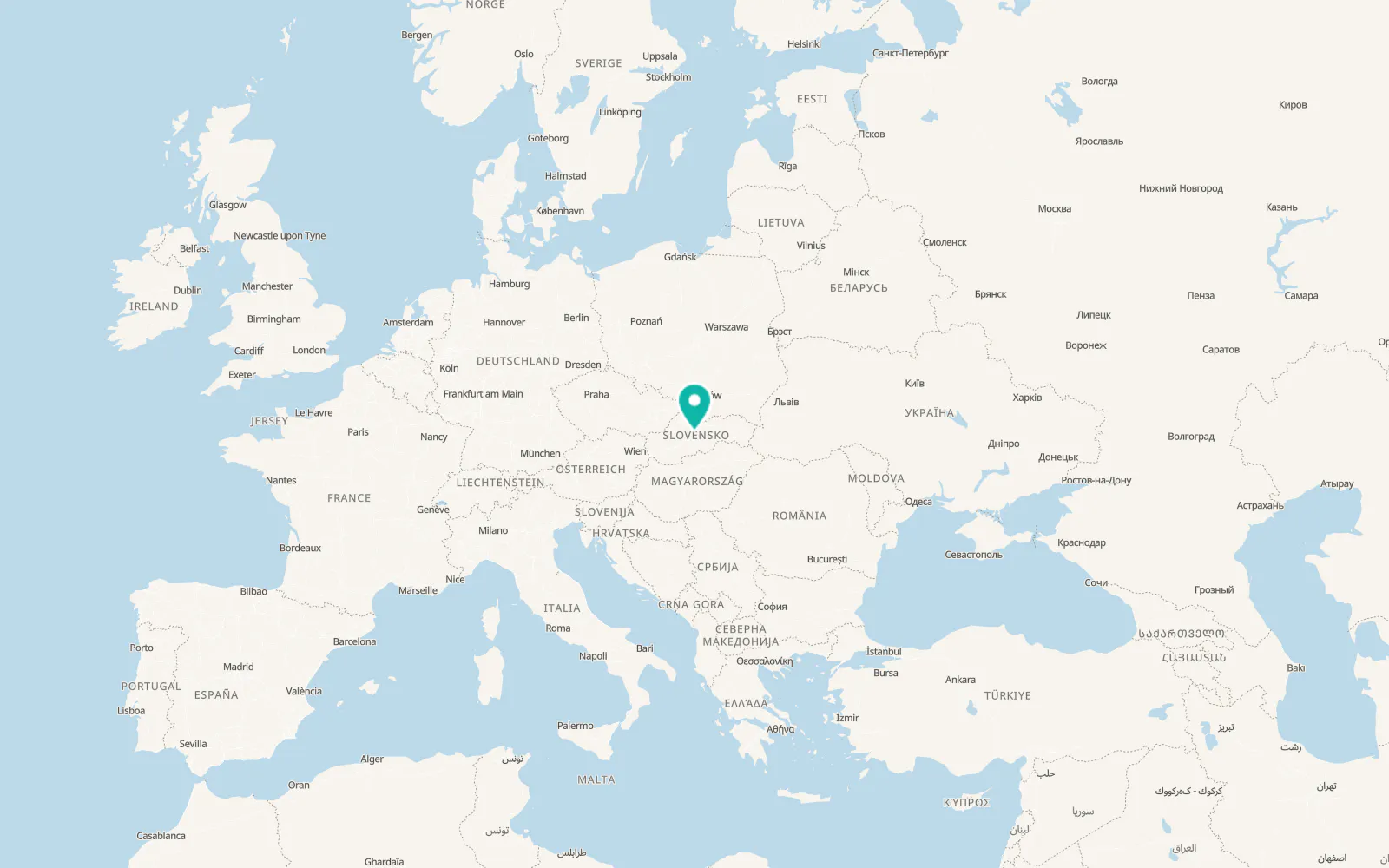 Map of Brusno