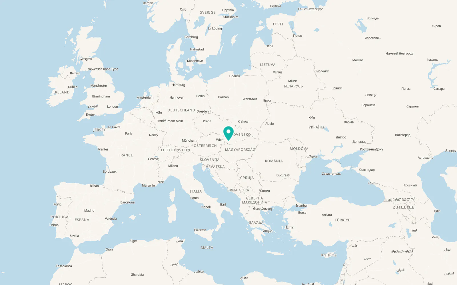 Map of Dolný Štál