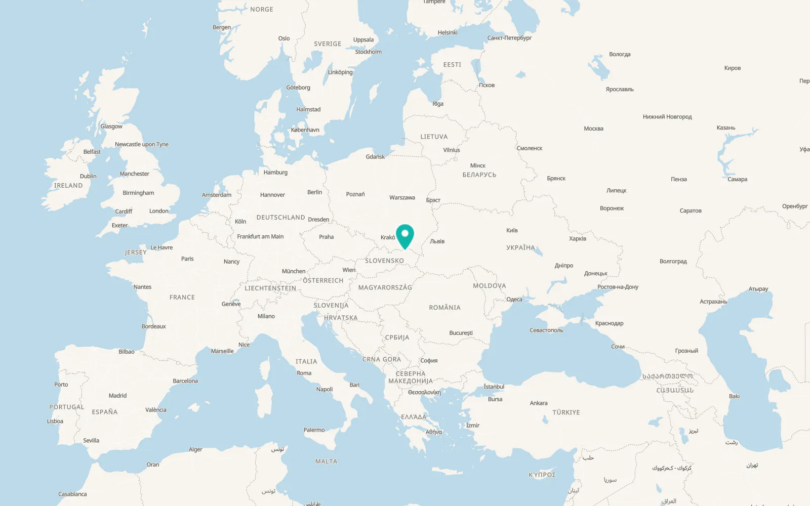 Map of Fričkovce
