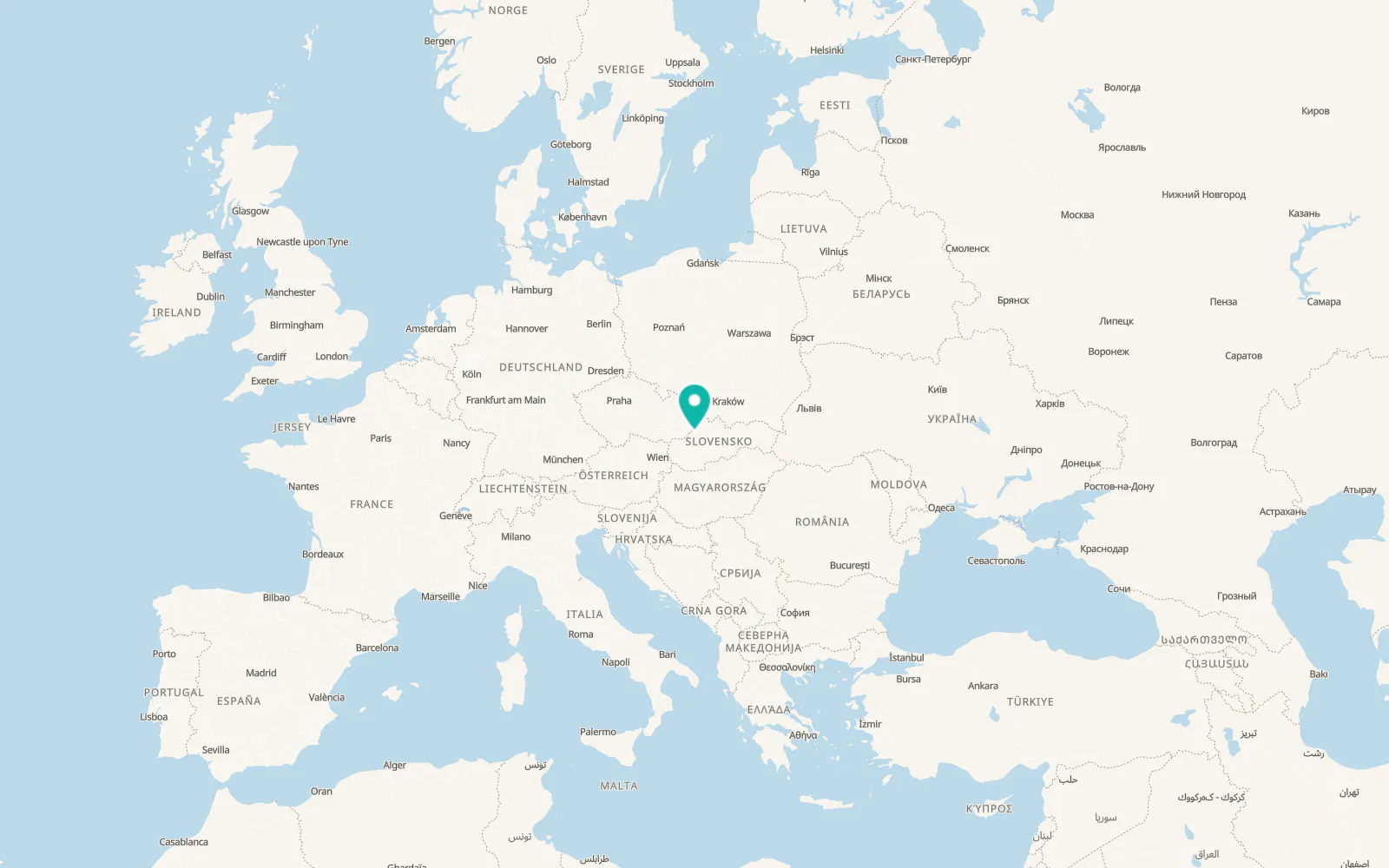 Map of Ilava
