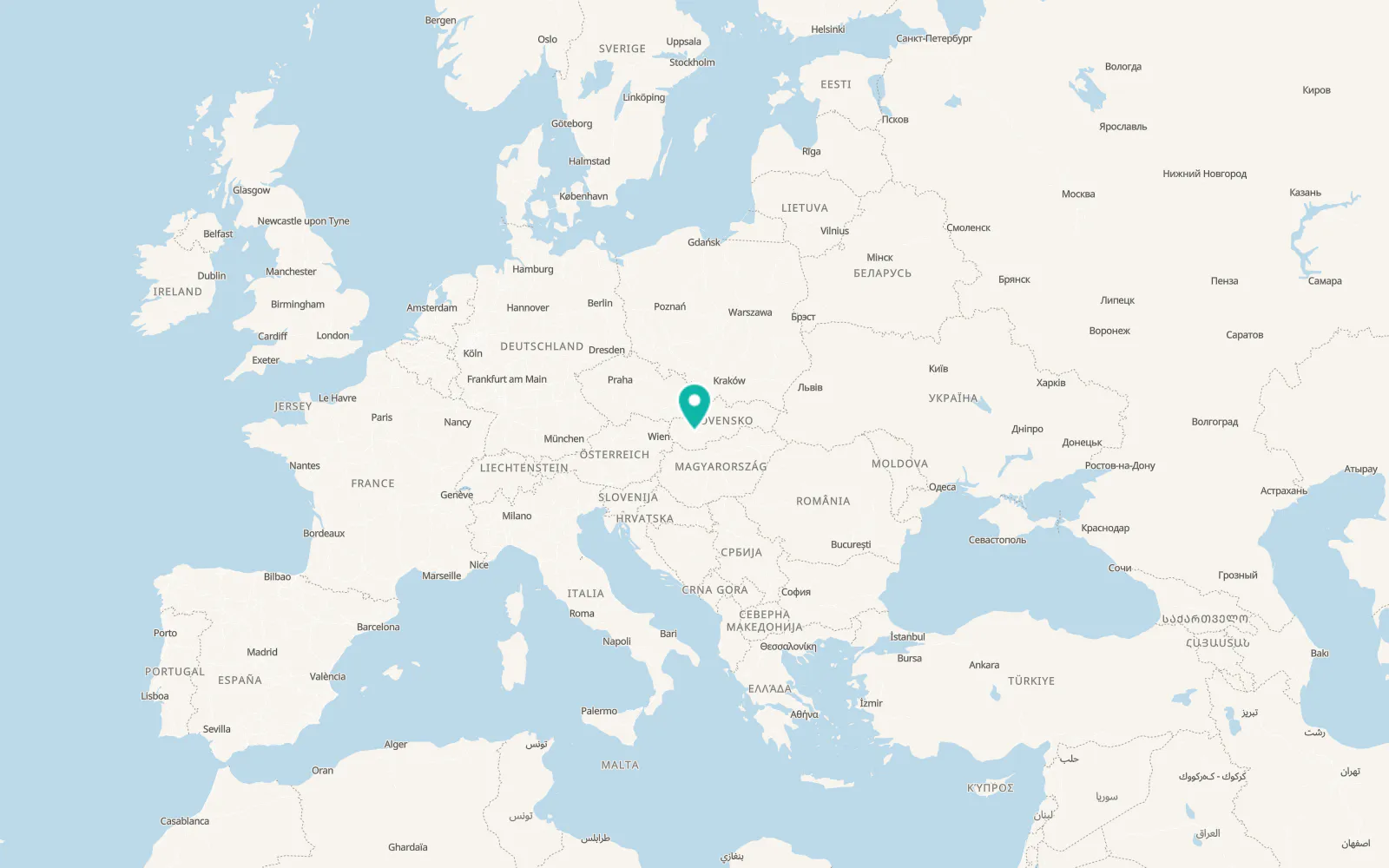 Map of Malý Lapáš